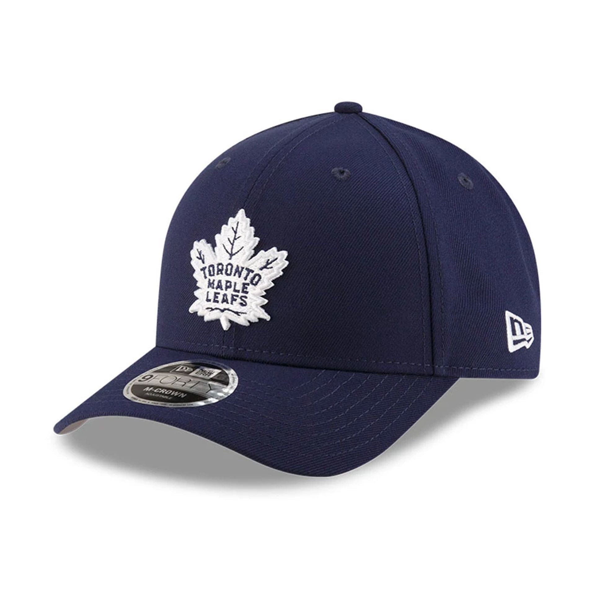 This is a Toronto Maple Leafs NHL Team Navy 9FORTY M-Crown Adjustable Cap 1