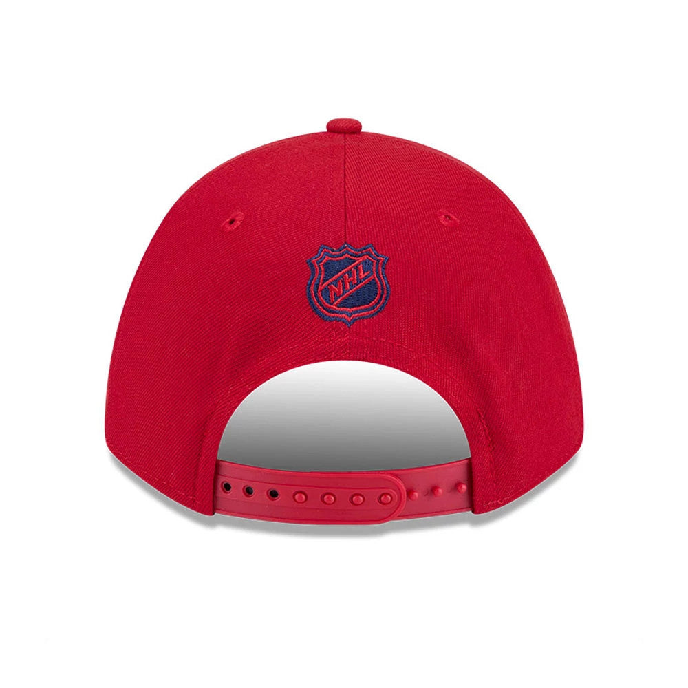 This is a Washington Capitals NHL Team Red 9FORTY M-Crown Adjustable Cap 7