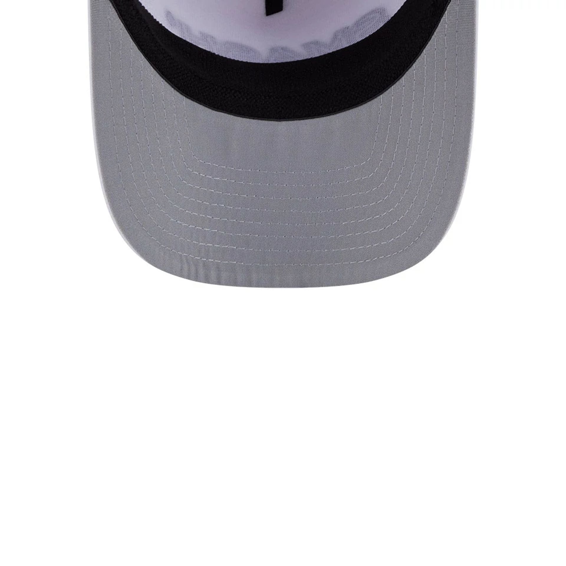 This is a Smash LIV Golf 2025 White 9FORTY M-Crown A-Frame Adjustable Cap 2