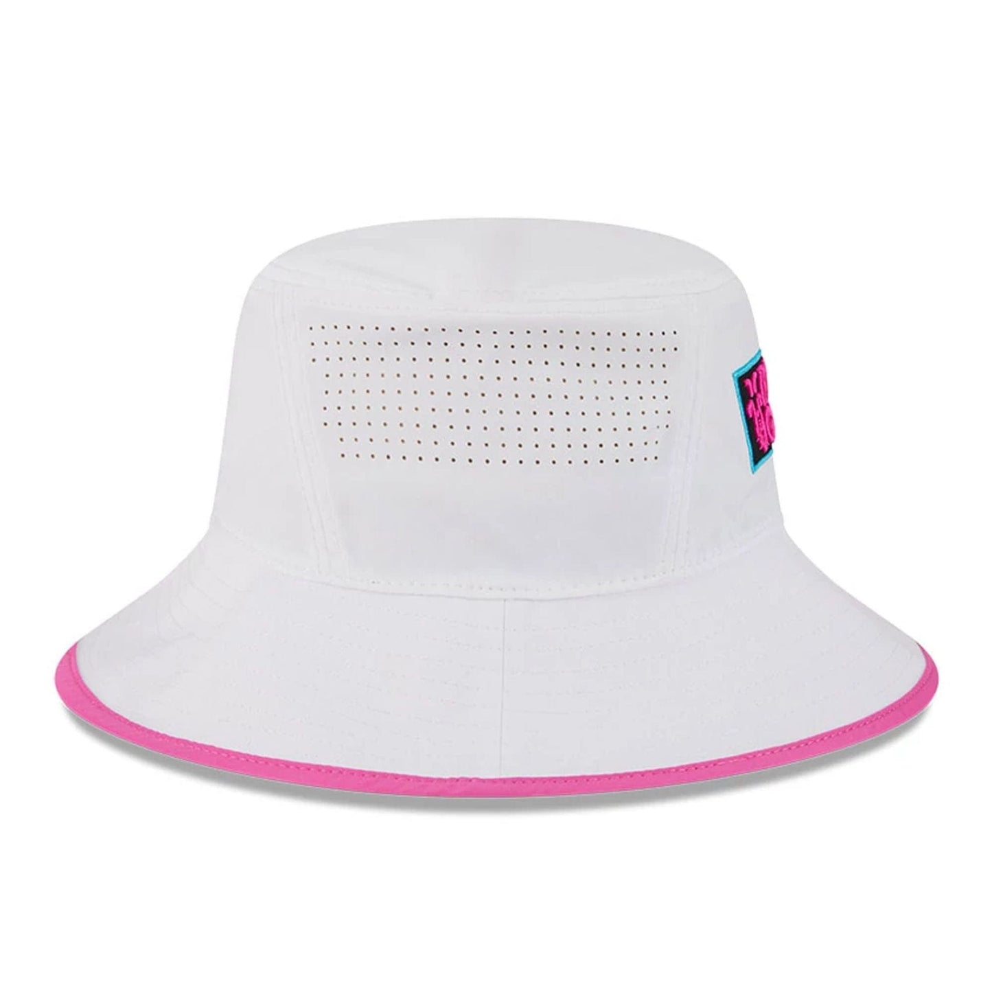 This is a Rangegoats LIV Golf 2025 White Explorer Bucket Hat 6