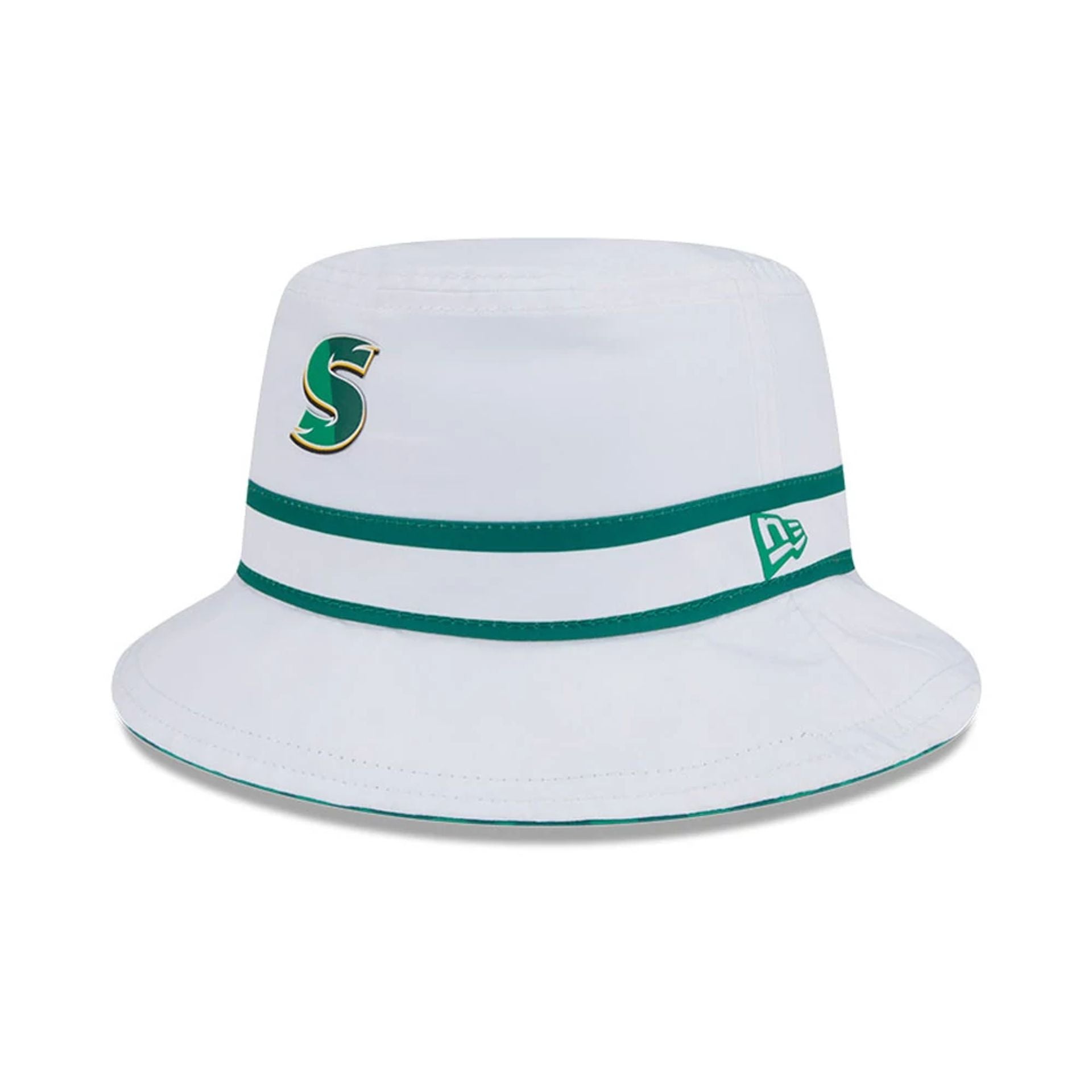 This is a Stinger LIV Golf 2025 White Bucket Hat 1