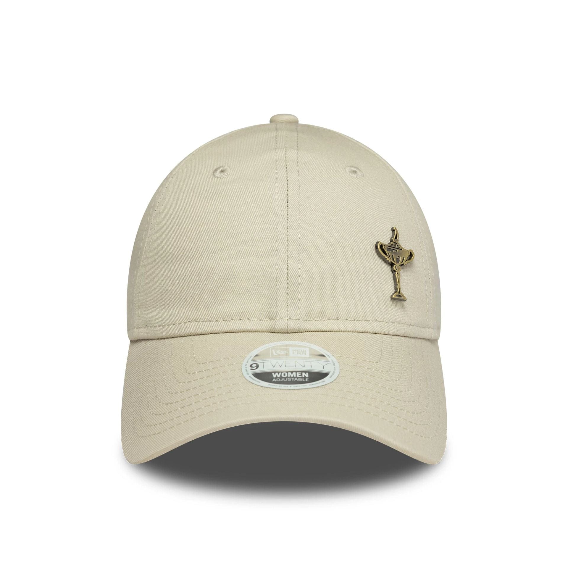 This is a Ryder Cup Europe 2025 Womens Replica Trophy Cream 9TWENTY Adjustable Cap 2