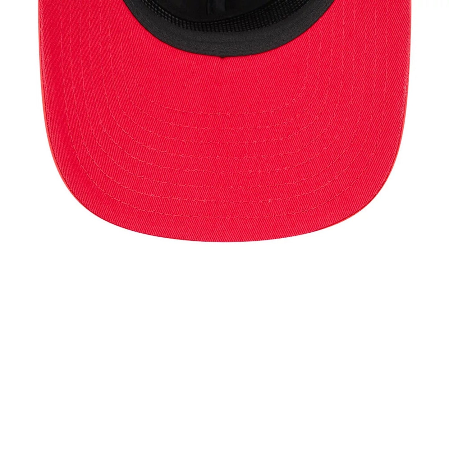 This is a Chicago Bulls Dual Logo Black Golfer Adjustable Cap 7