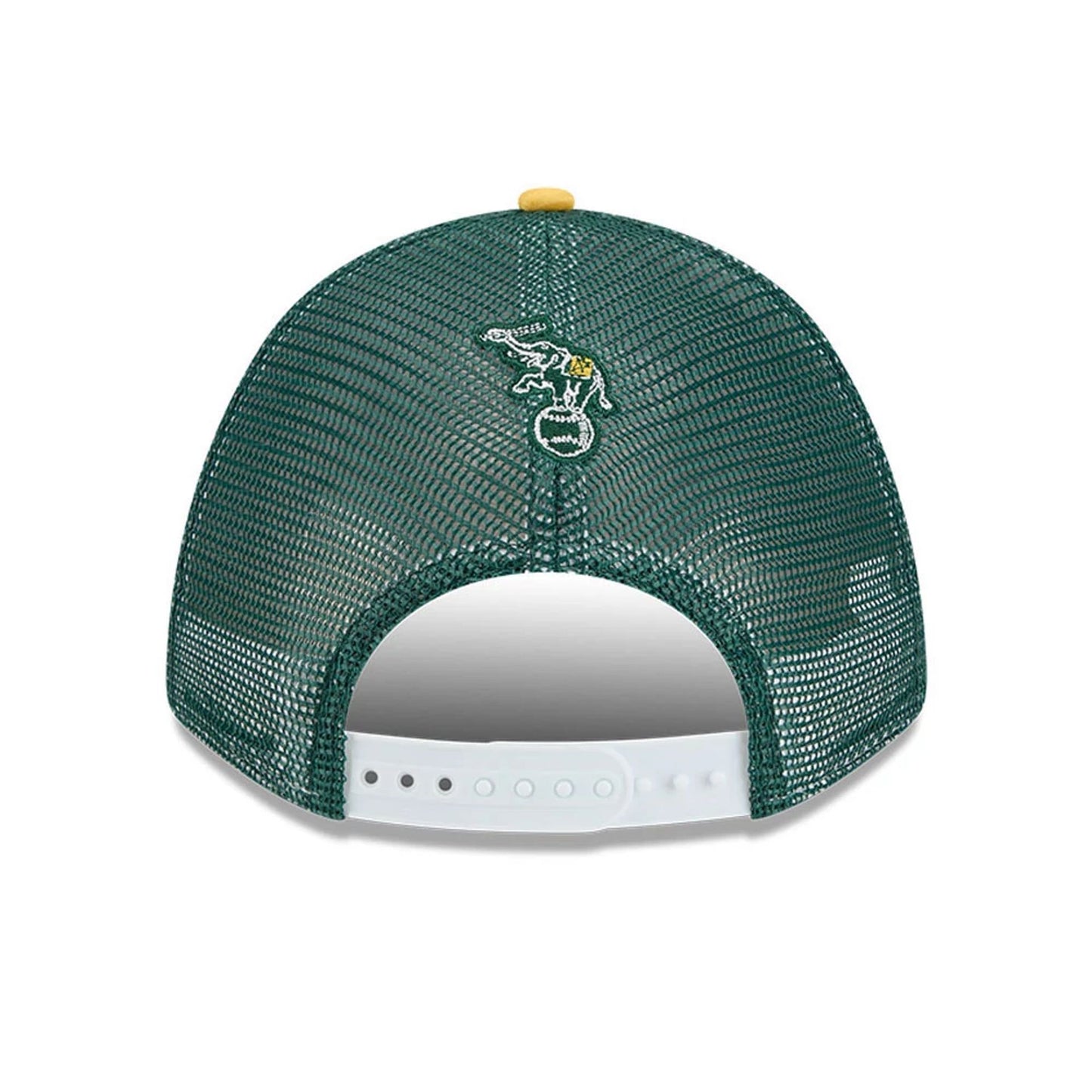 This is a Oakland Athletics Summer Derby White 9FORTY M-Crown A-Frame Adjustable Cap 7