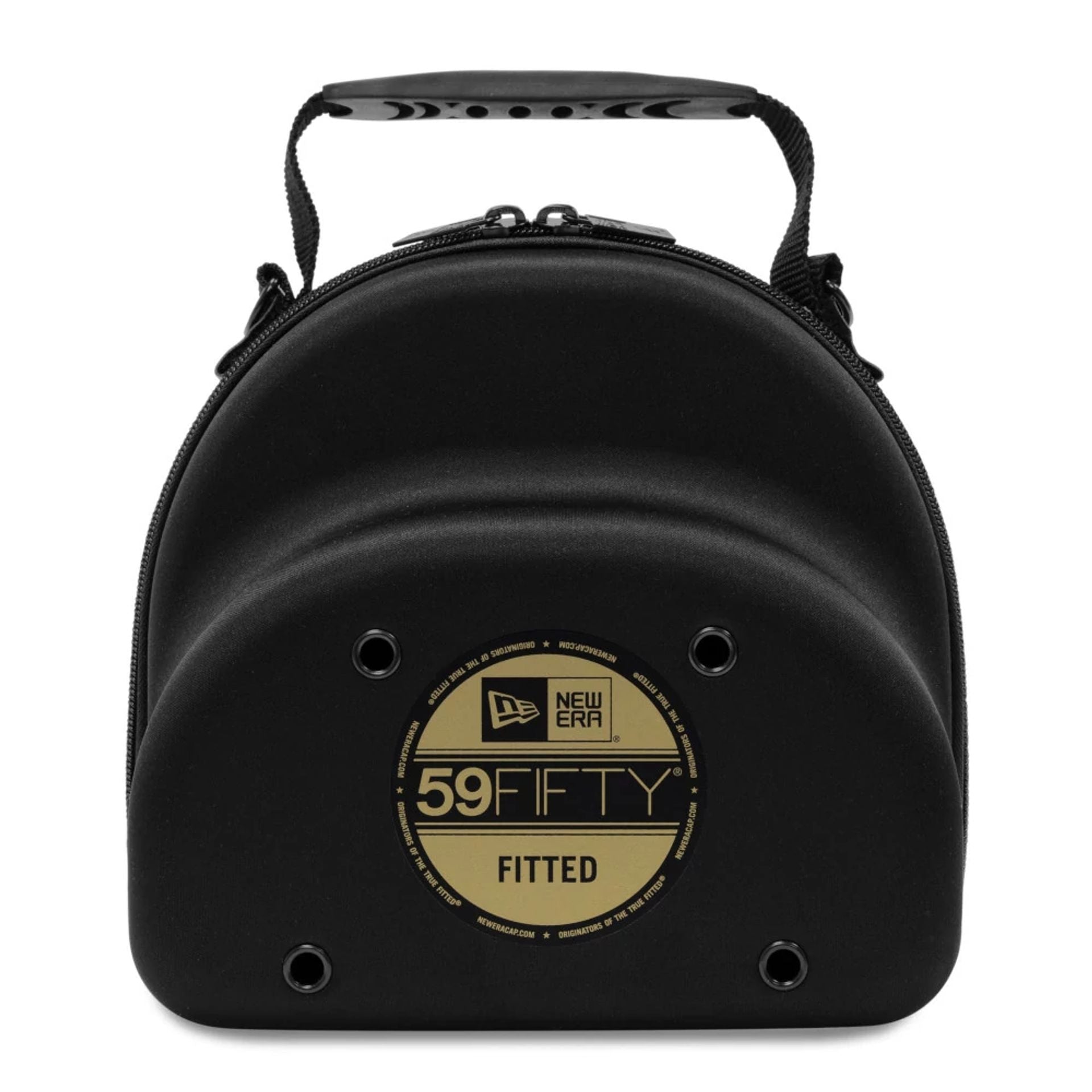 This is a New Era 59FIFTY Day 2025 Black 2Pk 59FIFTY Cap Carrier 1