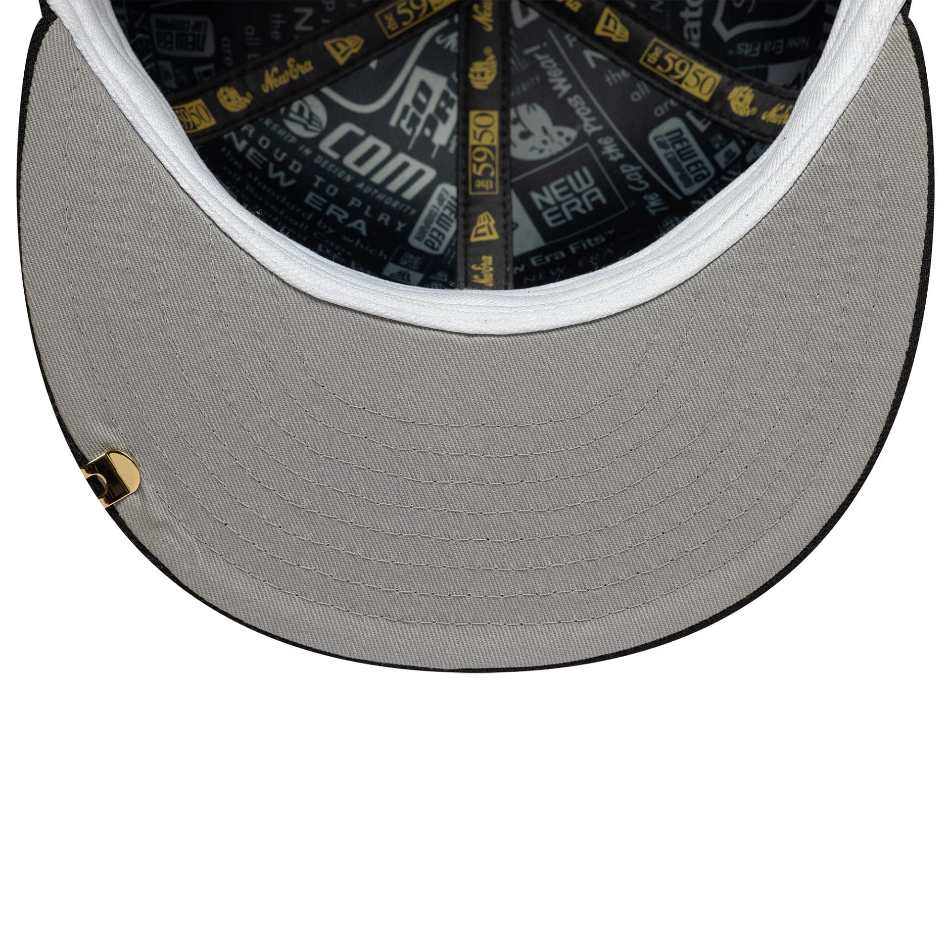 This is a New Era Script 59FIFTY Day 2025 Black 59FIFTY Fitted Cap 2