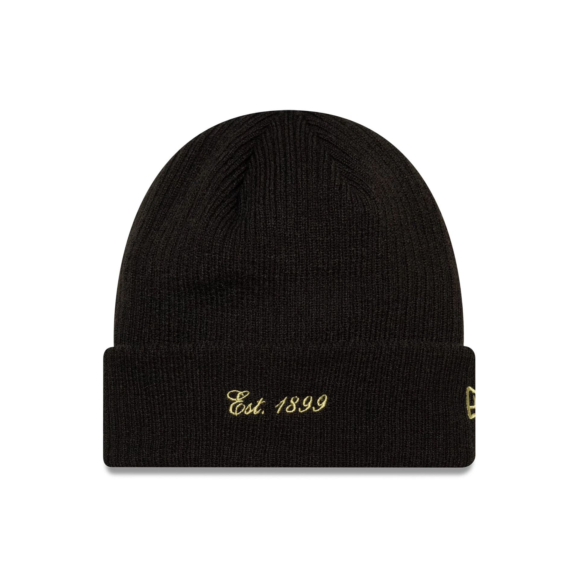 This is a AC Milan 1899 Black Cuff Knit Beanie Cap 1