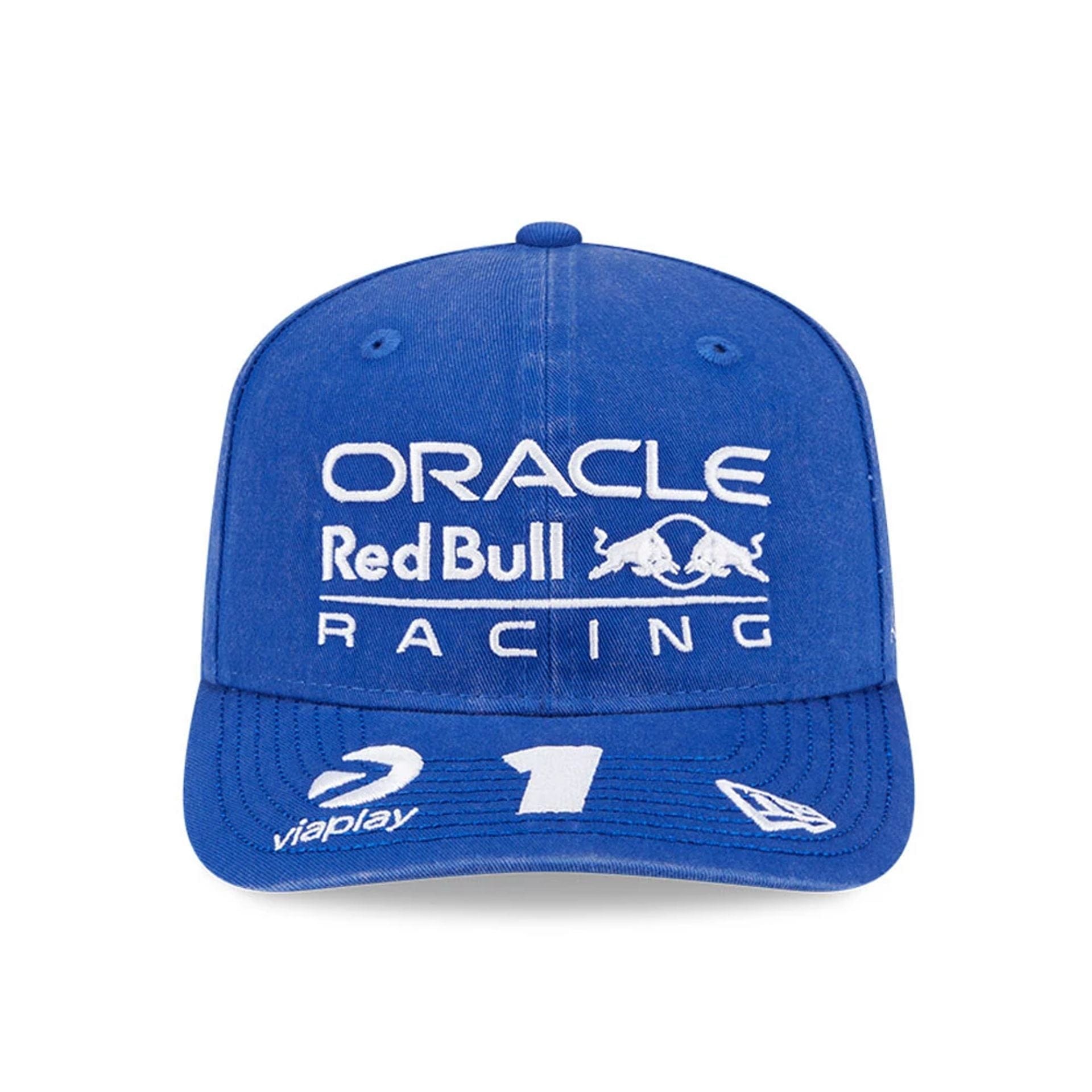 This is a Red Bull Racing Max Verstappen Brazil Race Special Blue 9SEVENTY Stretch Snap Adjustable Cap 2