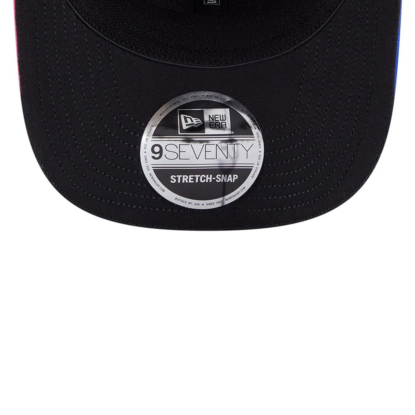 This is a Alpine Racing Pierre Gasly Vegas Race Special Black 9SEVENTY Stretch Snap Adjustable Cap 7