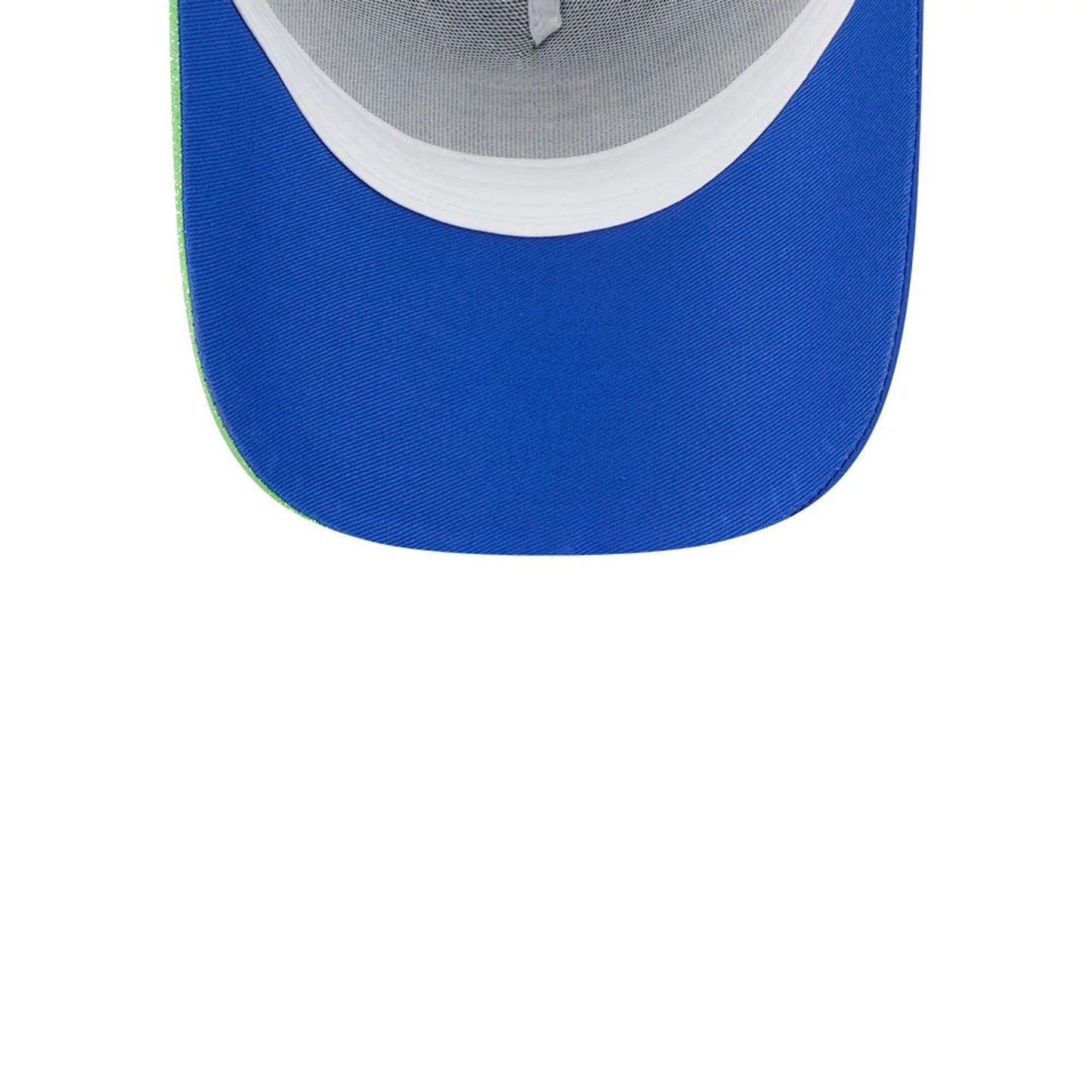 This is a Visa Cash App Racing Bulls Vegas Glitter Blue 9FORTY E-Frame Trucker Adjustable Cap 7