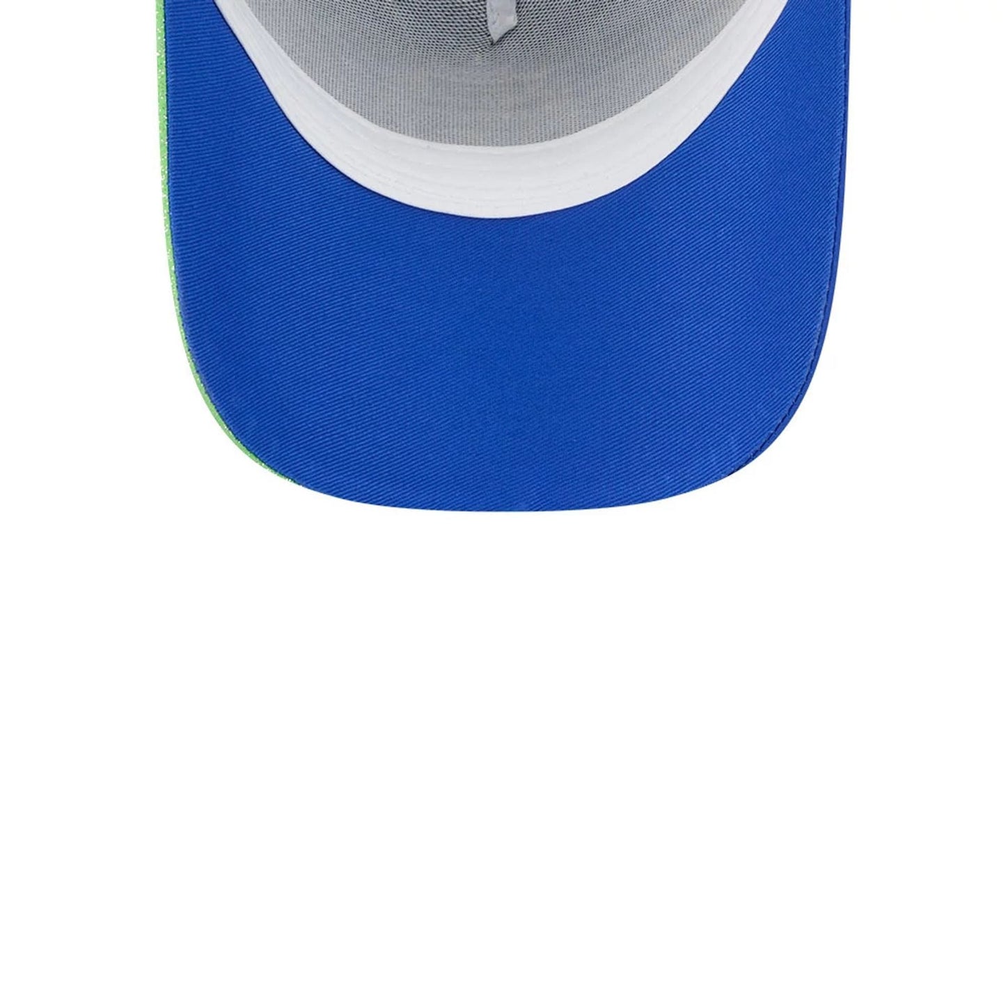 This is a Visa Cash App Racing Bulls Vegas Glitter Blue 9FORTY E-Frame Trucker Adjustable Cap 7