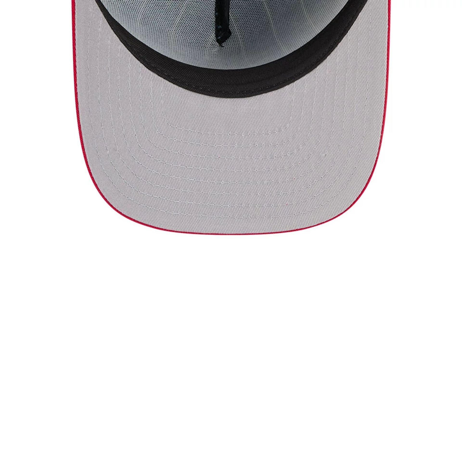 This is a LA Angels MLB Parallel Red 59FIFTY A-Frame Fitted Cap 2