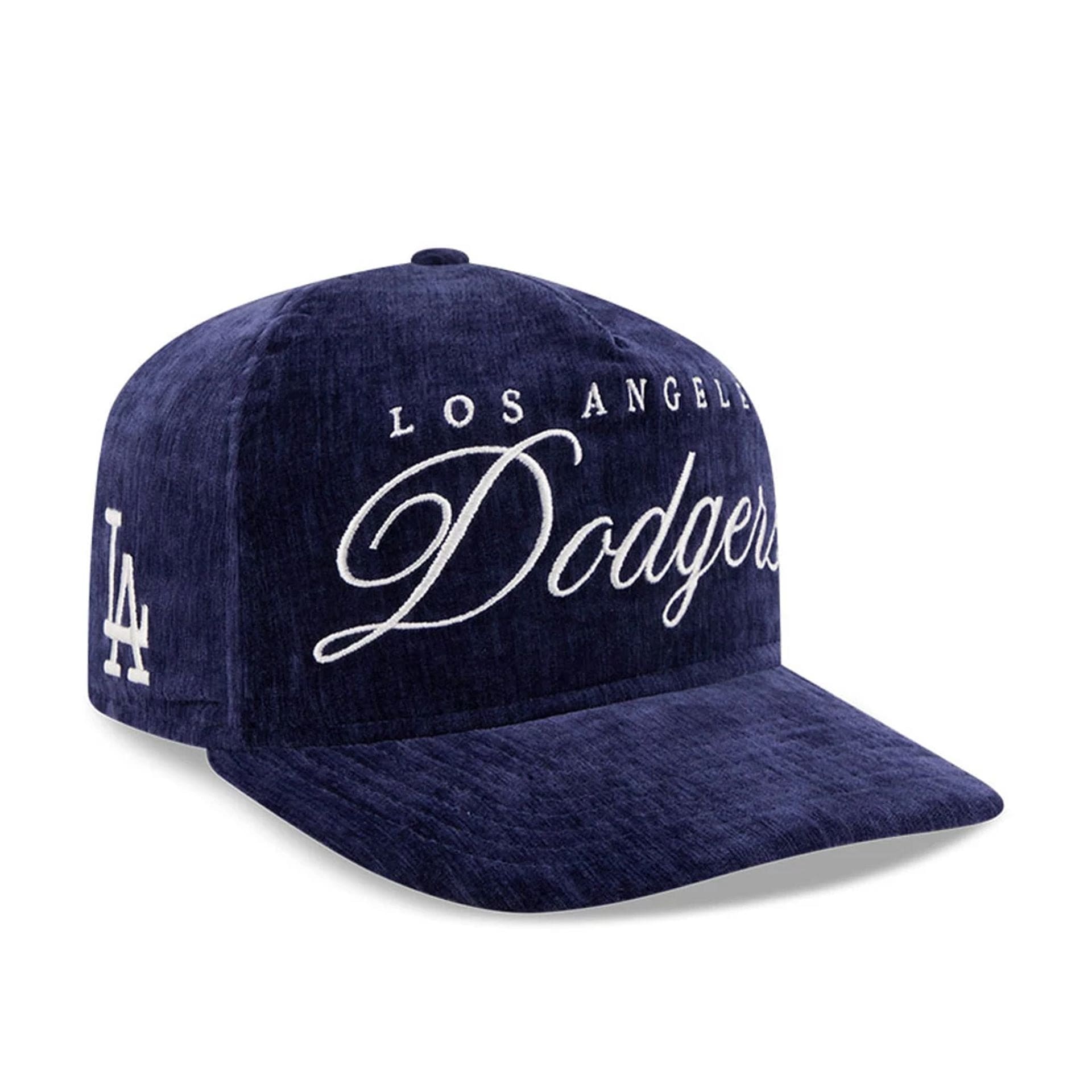 This is a LA Dodgers MLB Team Script Dark Blue 19TWENTY Adjustable Cap 1