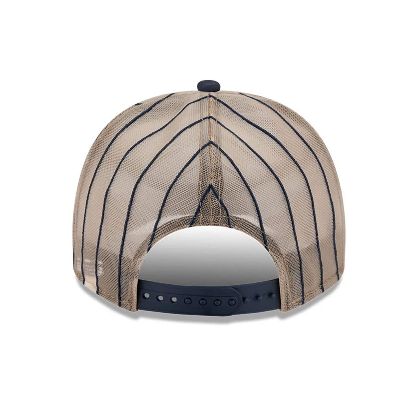 This is a Detroit Tigers MLB Arched Navy 9FIFTY A-Frame Trucker Adjustable Cap 7