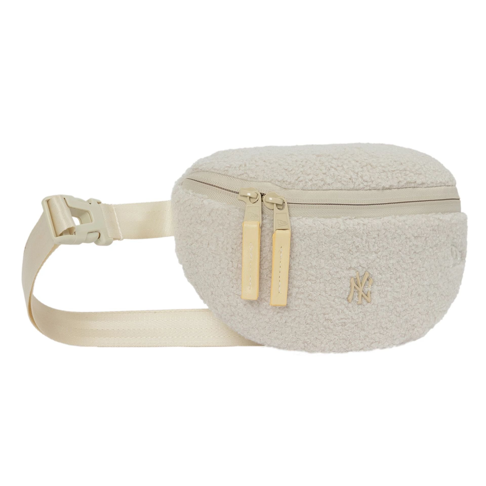 This is a New York Yankees MLB Borg Pin White Waist Bag 2