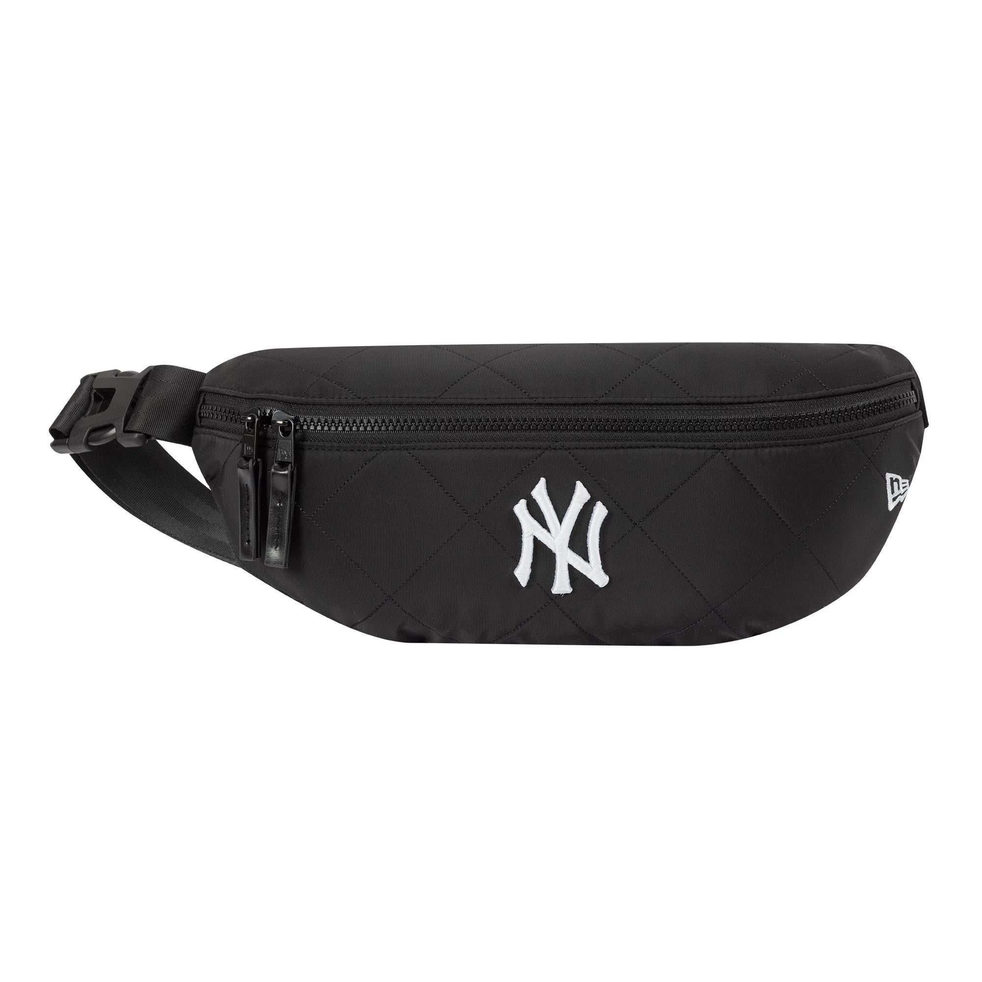 This is a New York Yankees MLB Quilted Black Waist Bag 1