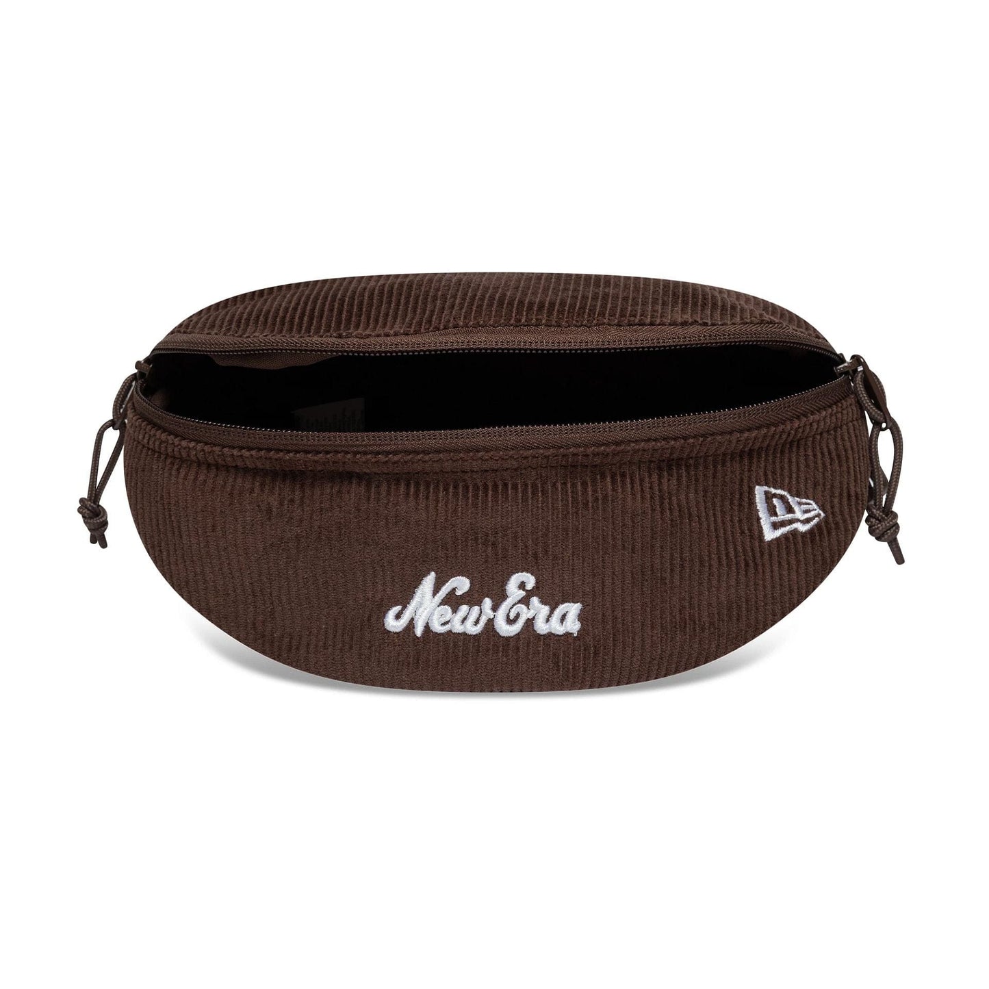 This is a New Era Script Cord Dark Brown Waist Bag 5