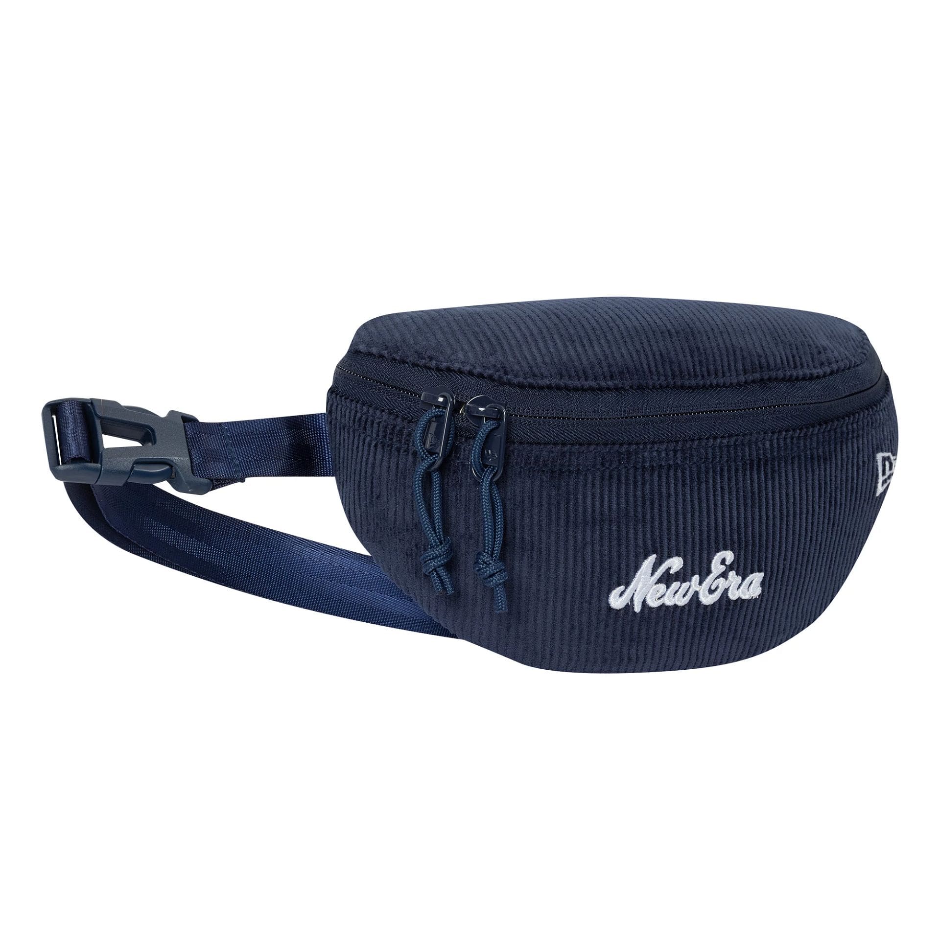 This is a New Era Script Cord Navy Waist Bag 2