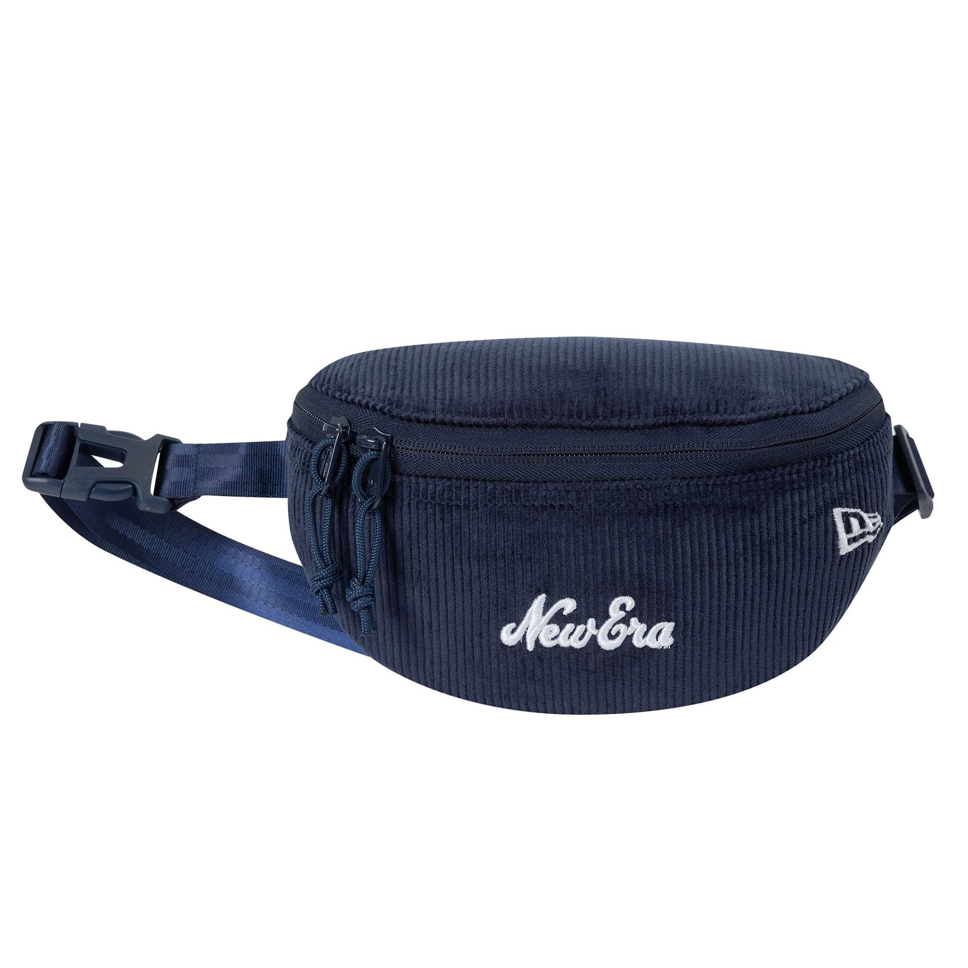 This is a New Era Script Cord Navy Waist Bag 1