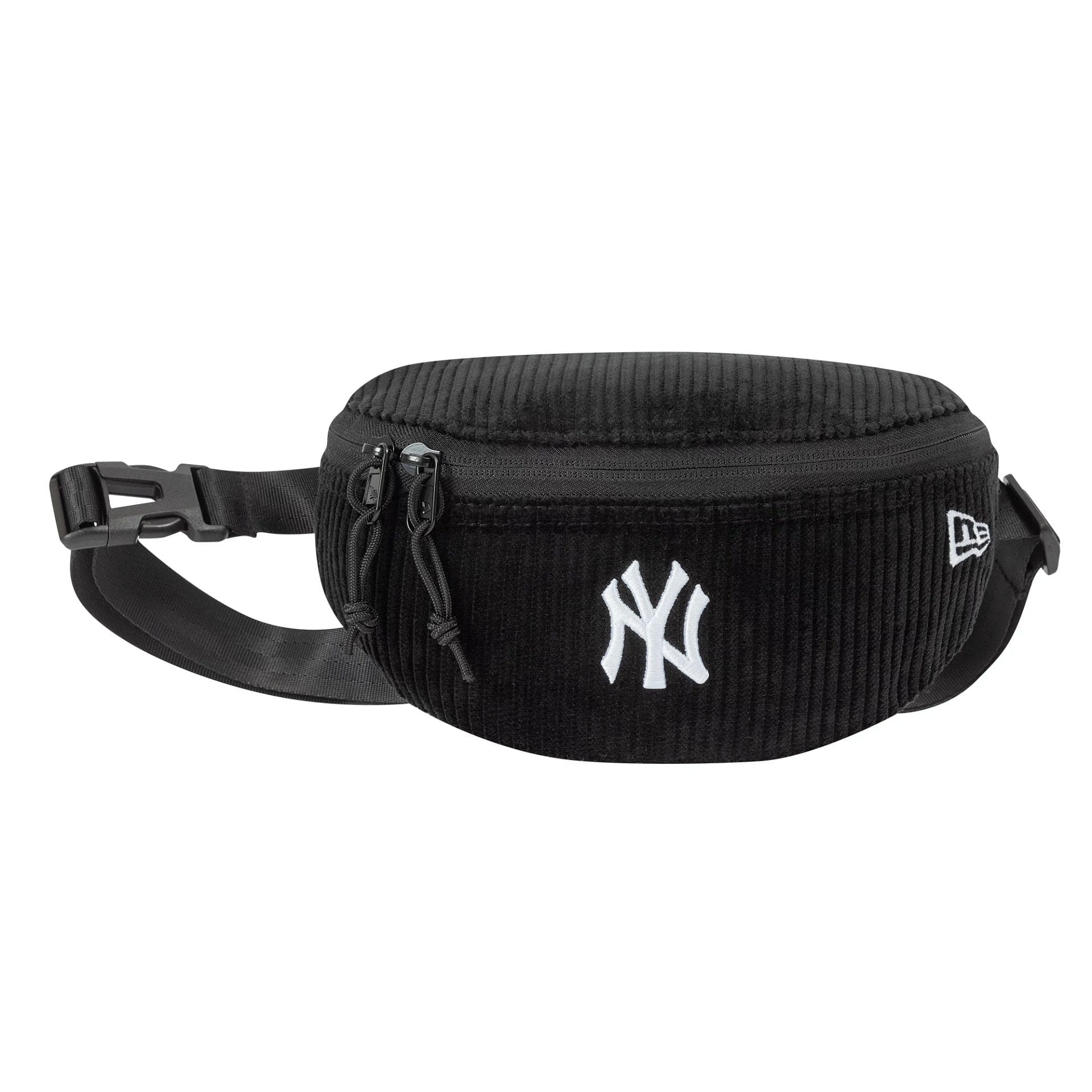 This is a New York Yankees MLB Cord Black Waist Bag 1