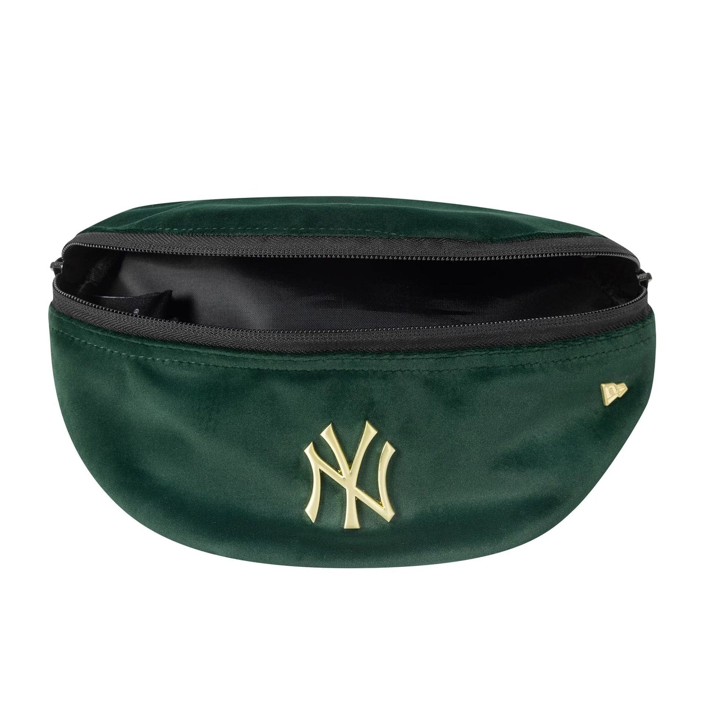 This is a New York Yankees MLB Velour Pin Dark Green Waist Bag 5