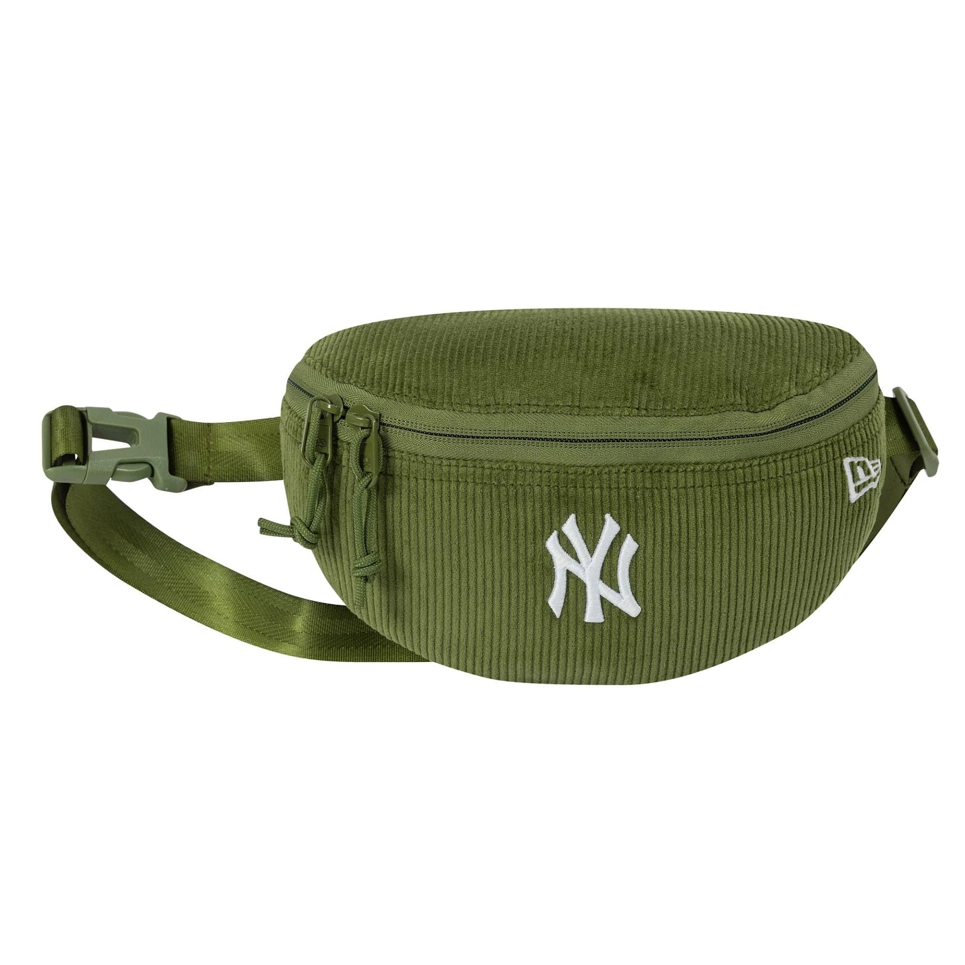 This is a New York Yankees MLB Cord Dark Green Waist Bag 1