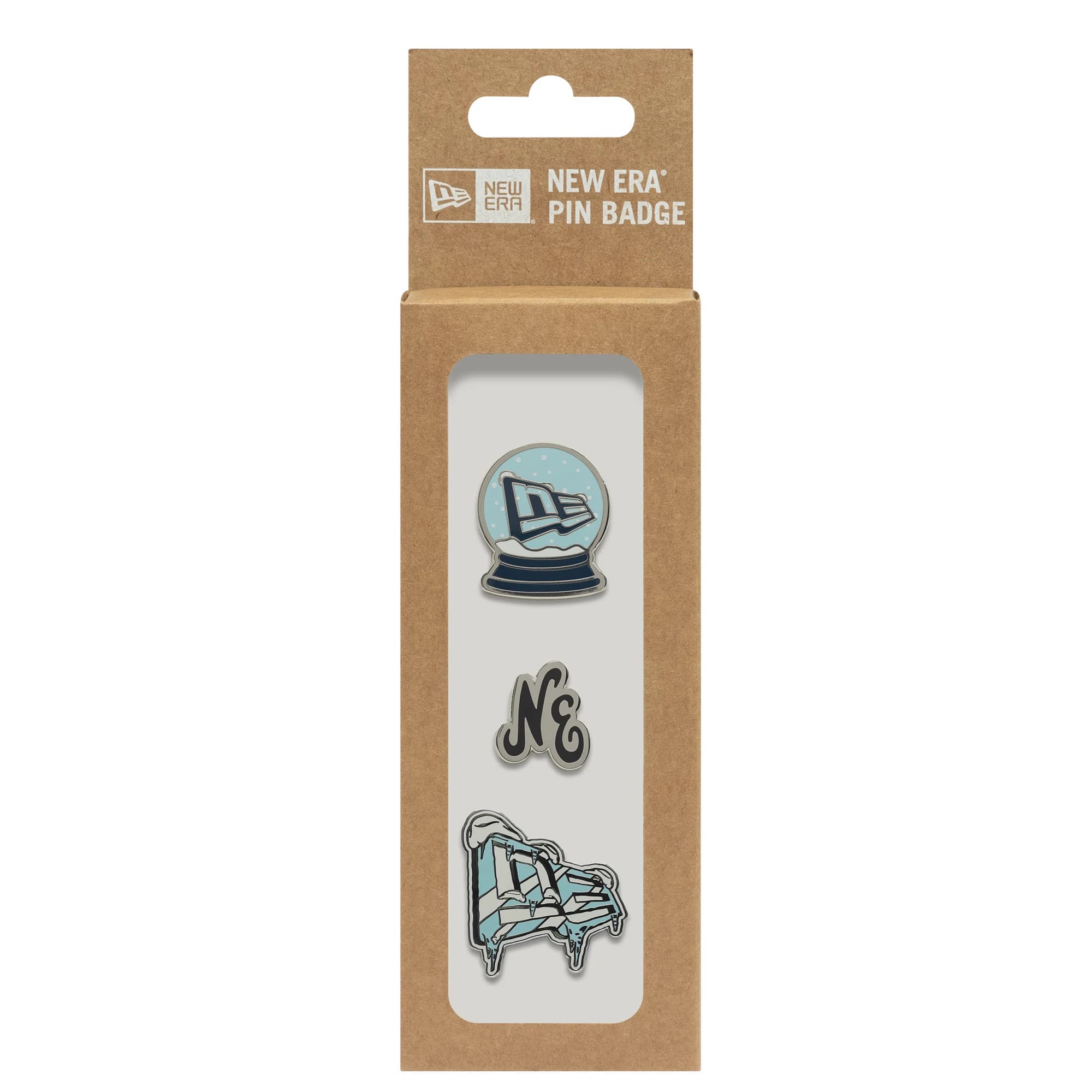 This is a New Era 3 Pin Gift Set Multi Pin Badge 3