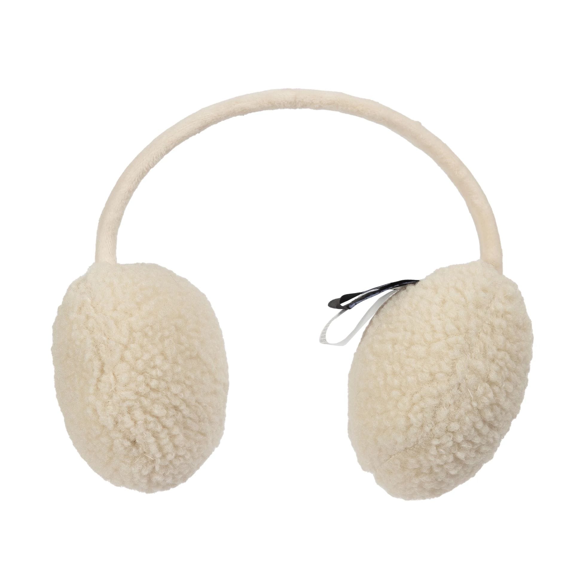 This is a New Era Borg Cream Ear Muffs 2