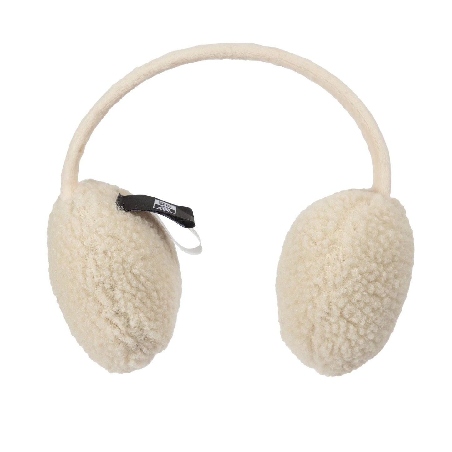 This is a New Era Borg Cream Ear Muffs 4