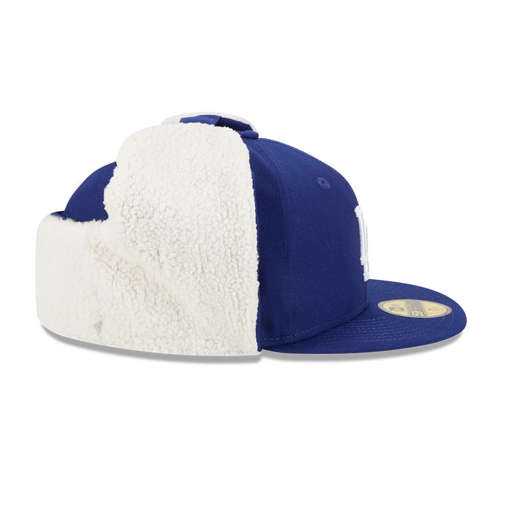 This is a LA Dodgers MLB Classic Dark Blue Dogear 59FIFTY Fitted Cap 7