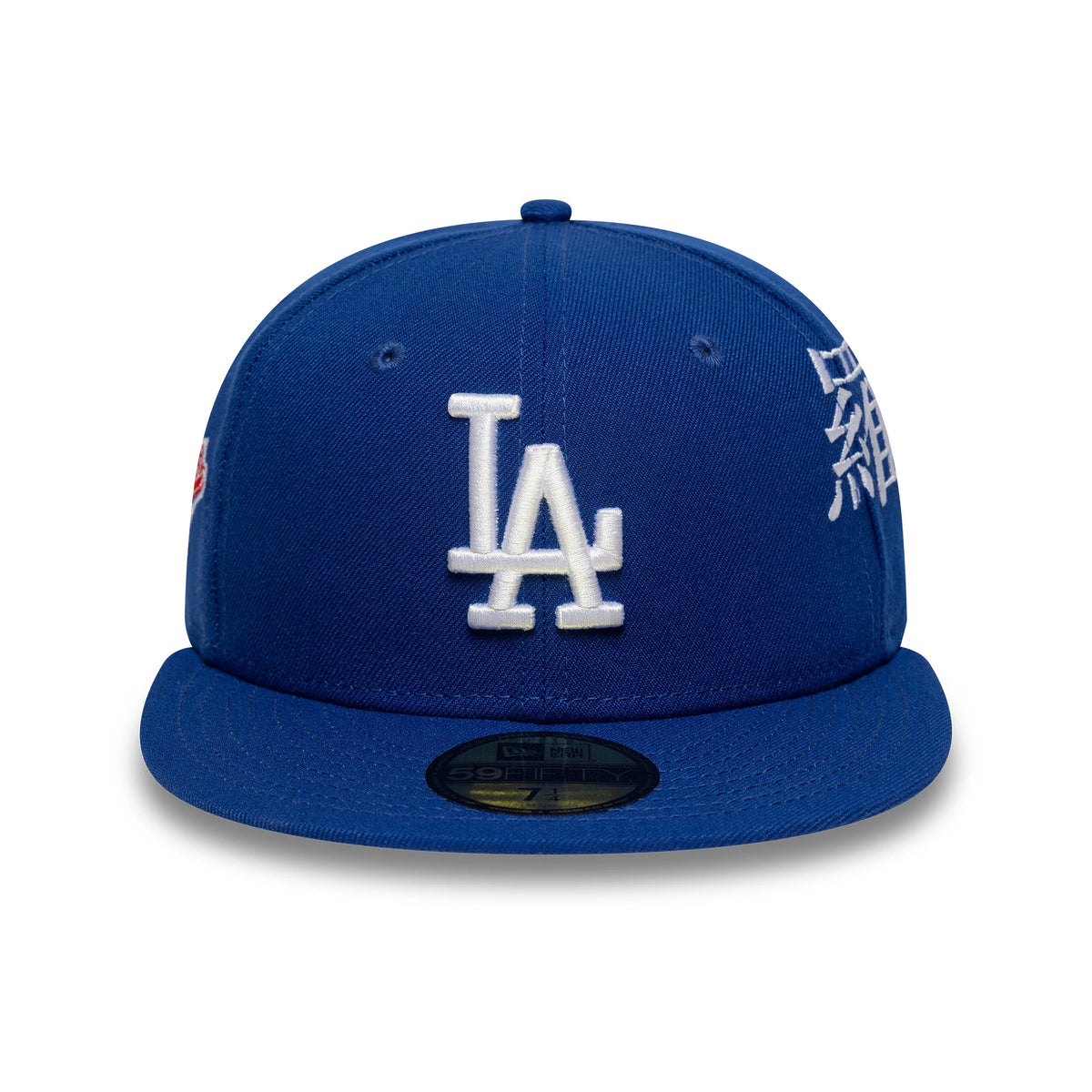 This is a LA Dodgers MLB Poly Kanji Blue 59FIFTY Fitted Cap 3