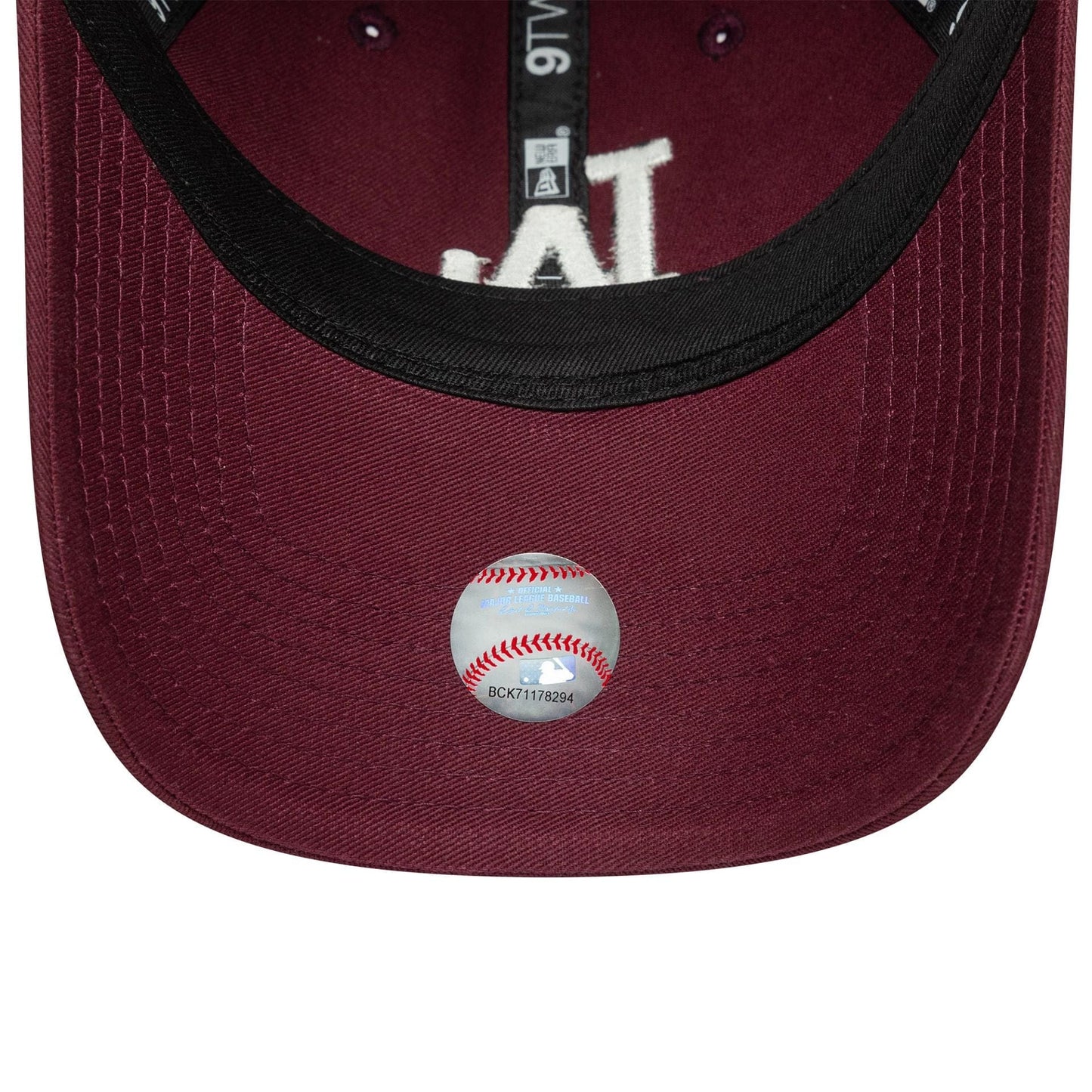 This is a LA Dodgers Womens MLB League Essential Dark Red 9TWENTY Adjustable Cap 5