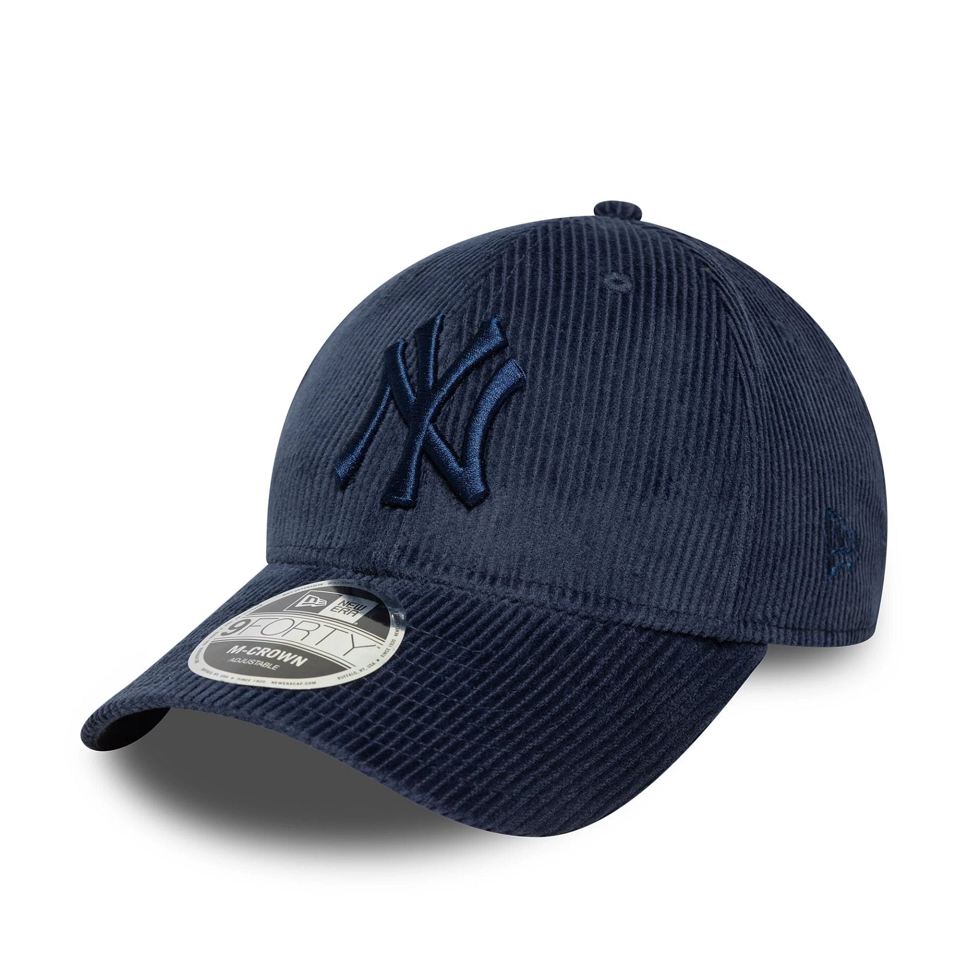 This is a New York Yankees MLB Cord Navy 9FORTY M-Crown Adjustable Cap 1
