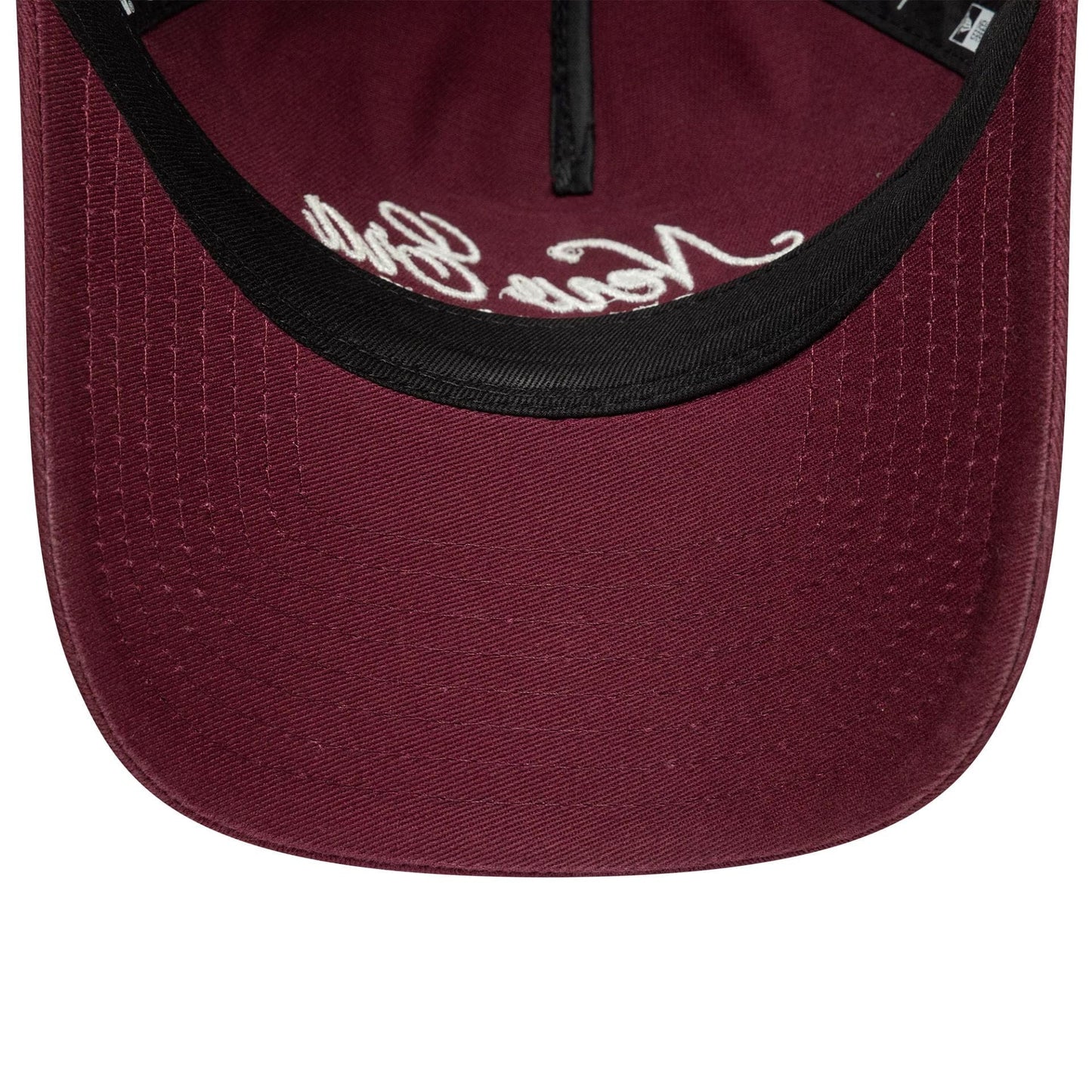 This is a Womens New Era Dark Red 9TWENTY A-Frame Adjustable Cap 5