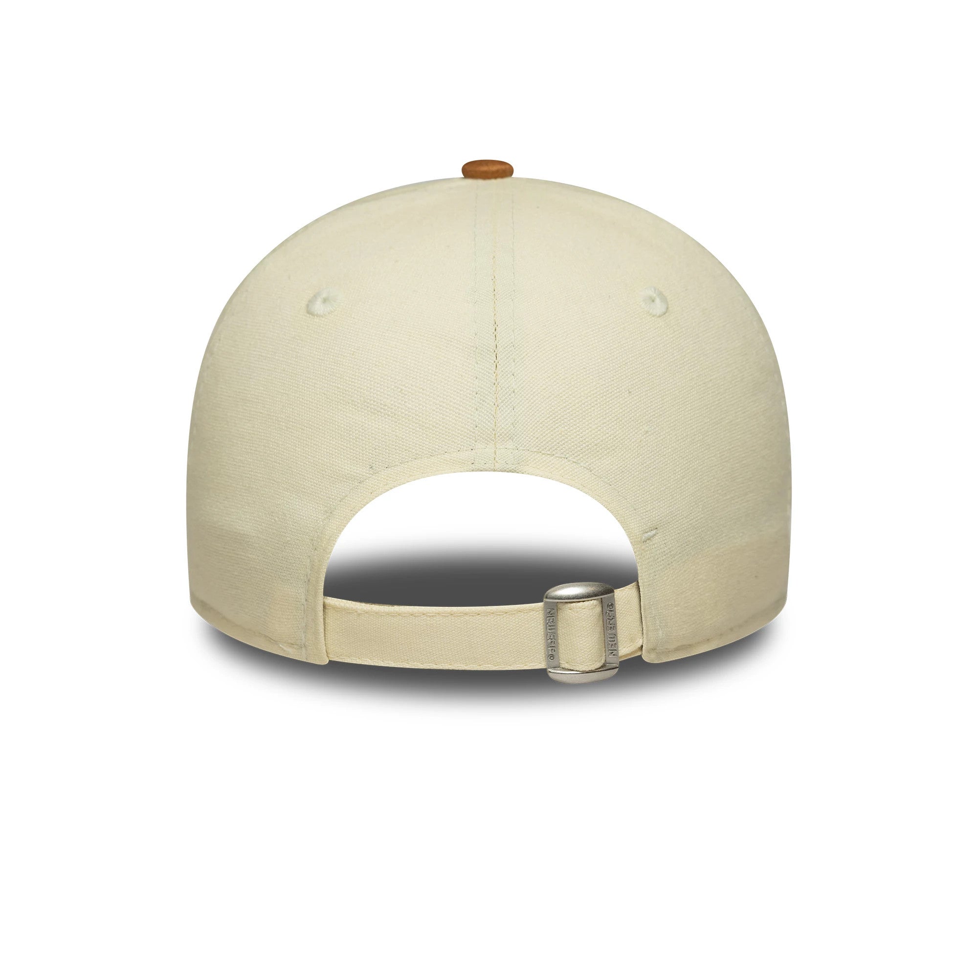 This is a New York Yankees Womens MLB Faux Suede Cream 9FORTY Adjustable Cap 4