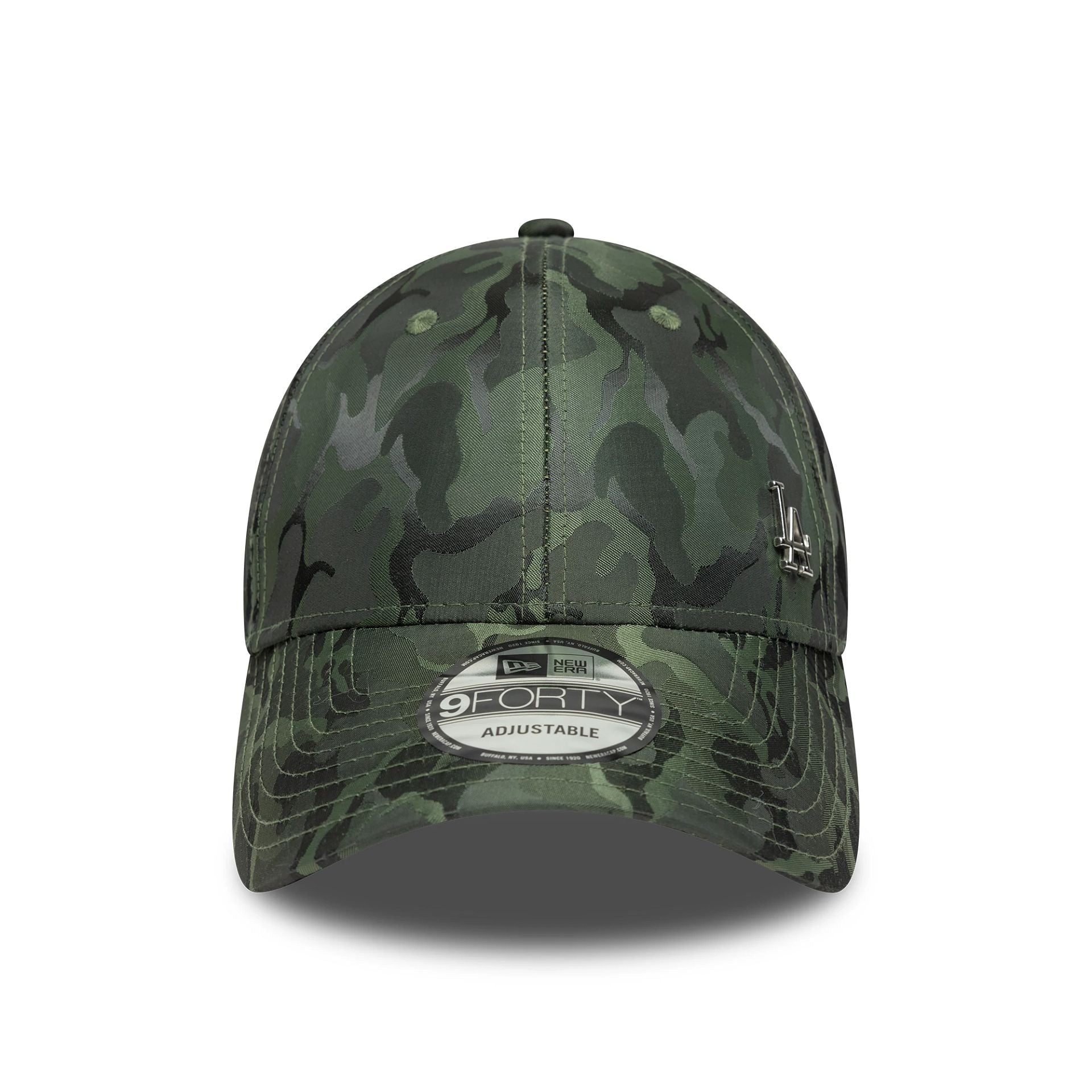 This is a LA Dodgers MLB Flawless Camo Green 9FORTY Adjustable Cap 2