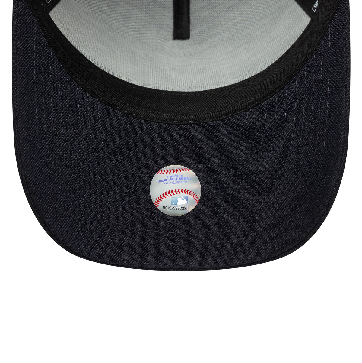 This is a New York Yankees MLB Tonal Icon Navy 9FORTY E-Frame Adjustable Cap 5