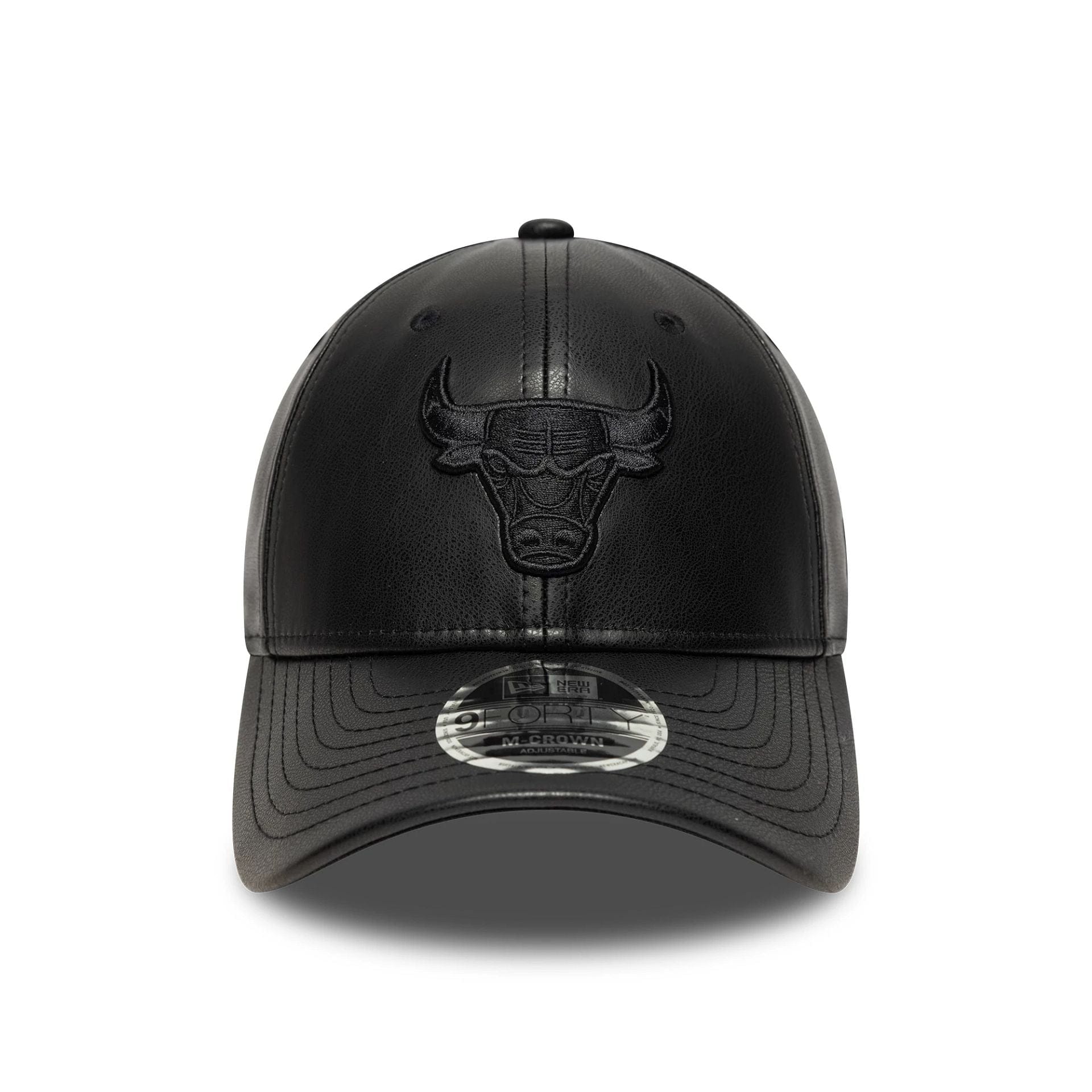 This is a Chicago Bulls NBA PU Black 9FORTY M-Crown Adjustable Cap 2