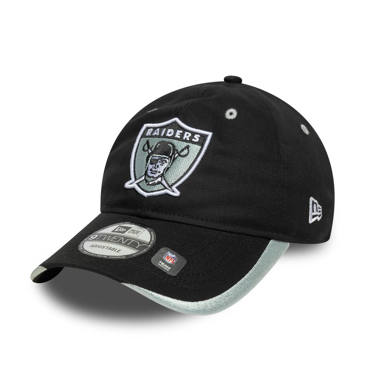 This is a Las Vegas Raiders NFL Black 9TWENTY Adjustable Cap 3