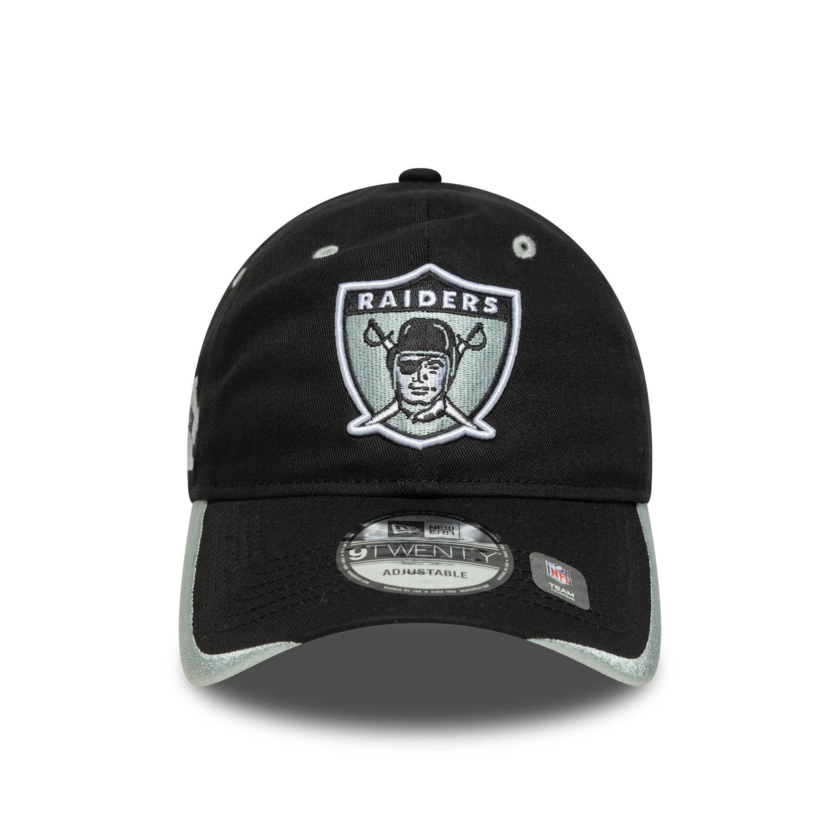 This is a Las Vegas Raiders NFL Black 9TWENTY Adjustable Cap 2