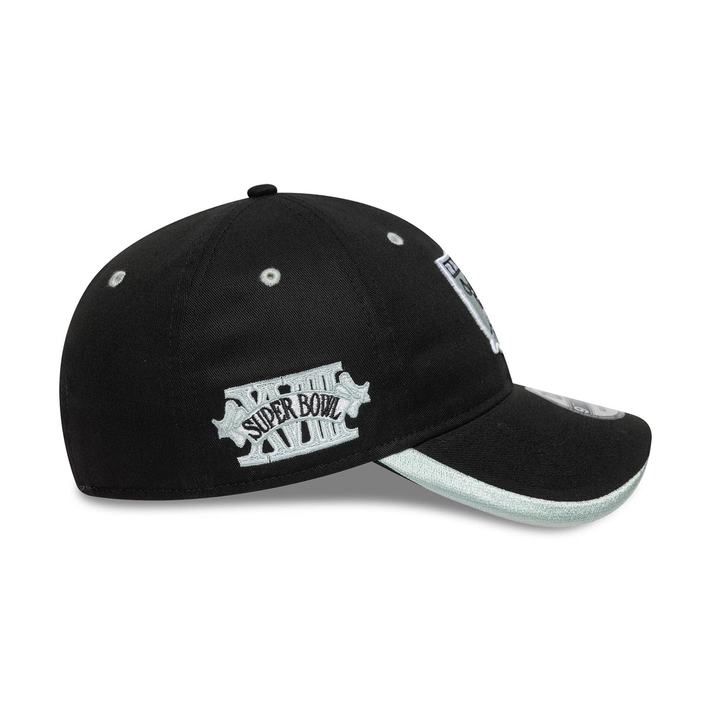 This is a Las Vegas Raiders NFL Black 9TWENTY Adjustable Cap 6