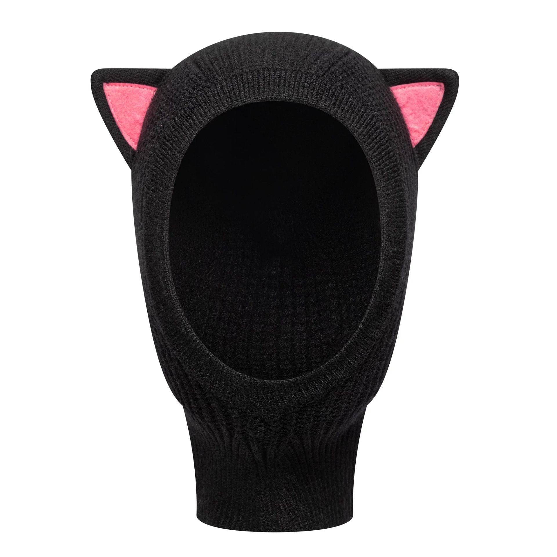 This is a Child New Era Cat Ears Black Balaclava 2