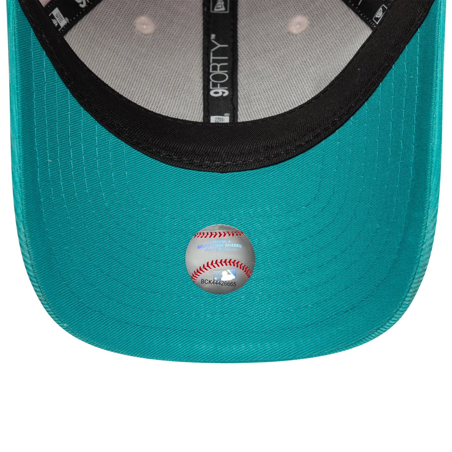 This is a LA Dodgers Youth MLB Cord Pastel Pink 9FORTY Adjustable Cap 5