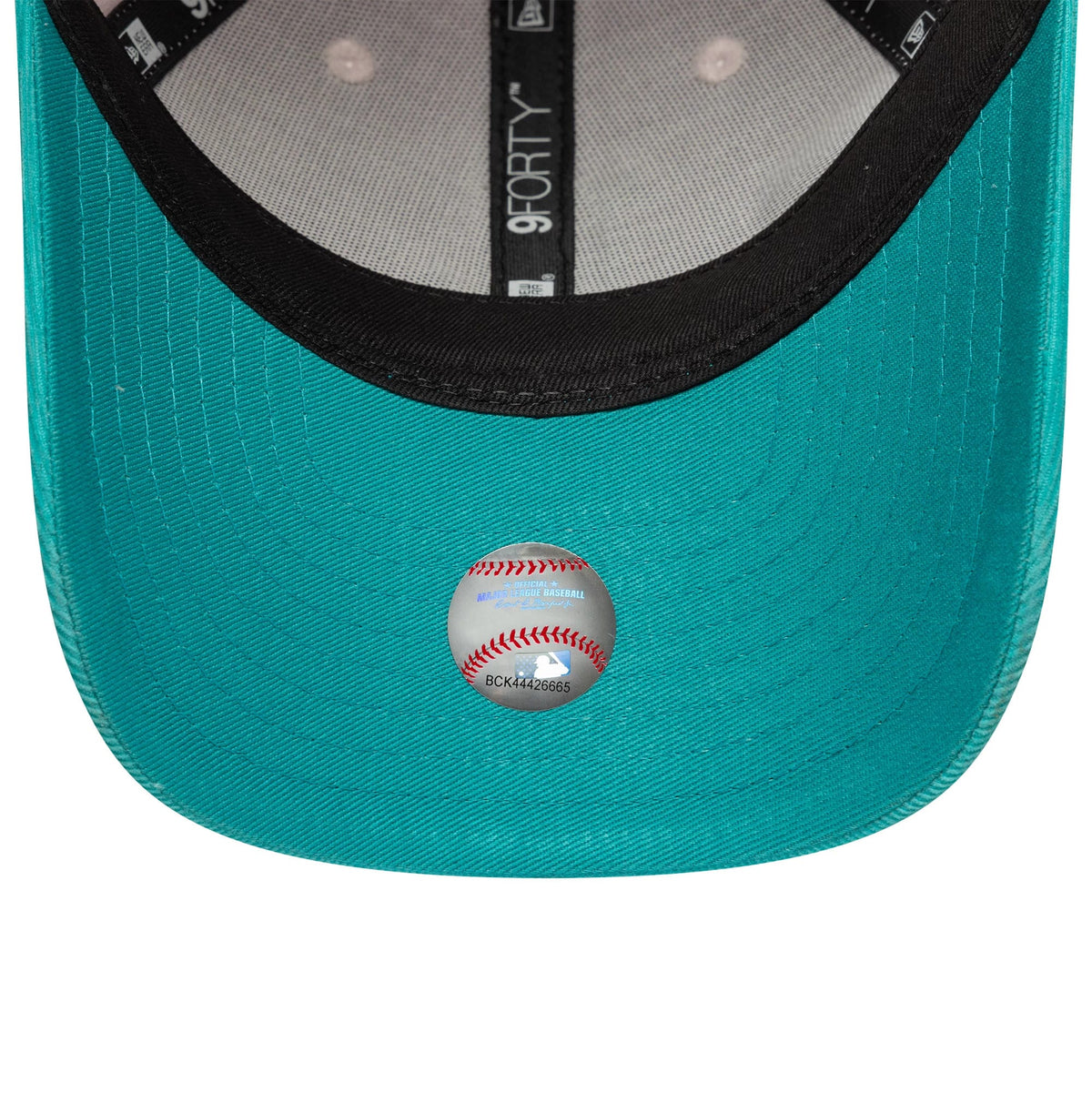 This is a LA Dodgers Youth MLB Cord Pastel Pink 9FORTY Adjustable Cap 5