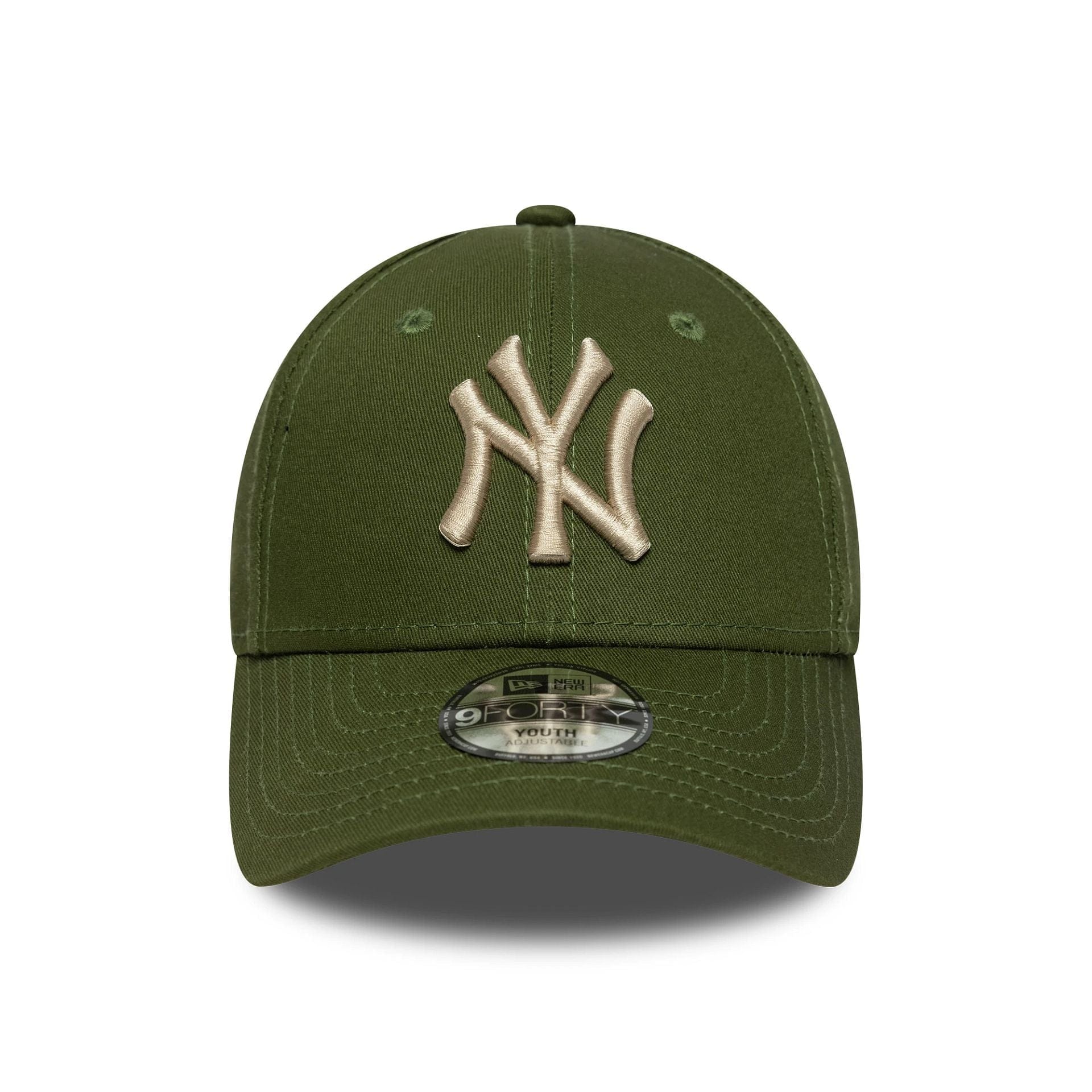 This is a New York Yankees Youth MLB League Essential Dark Green 9FORTY Adjustable Cap 2