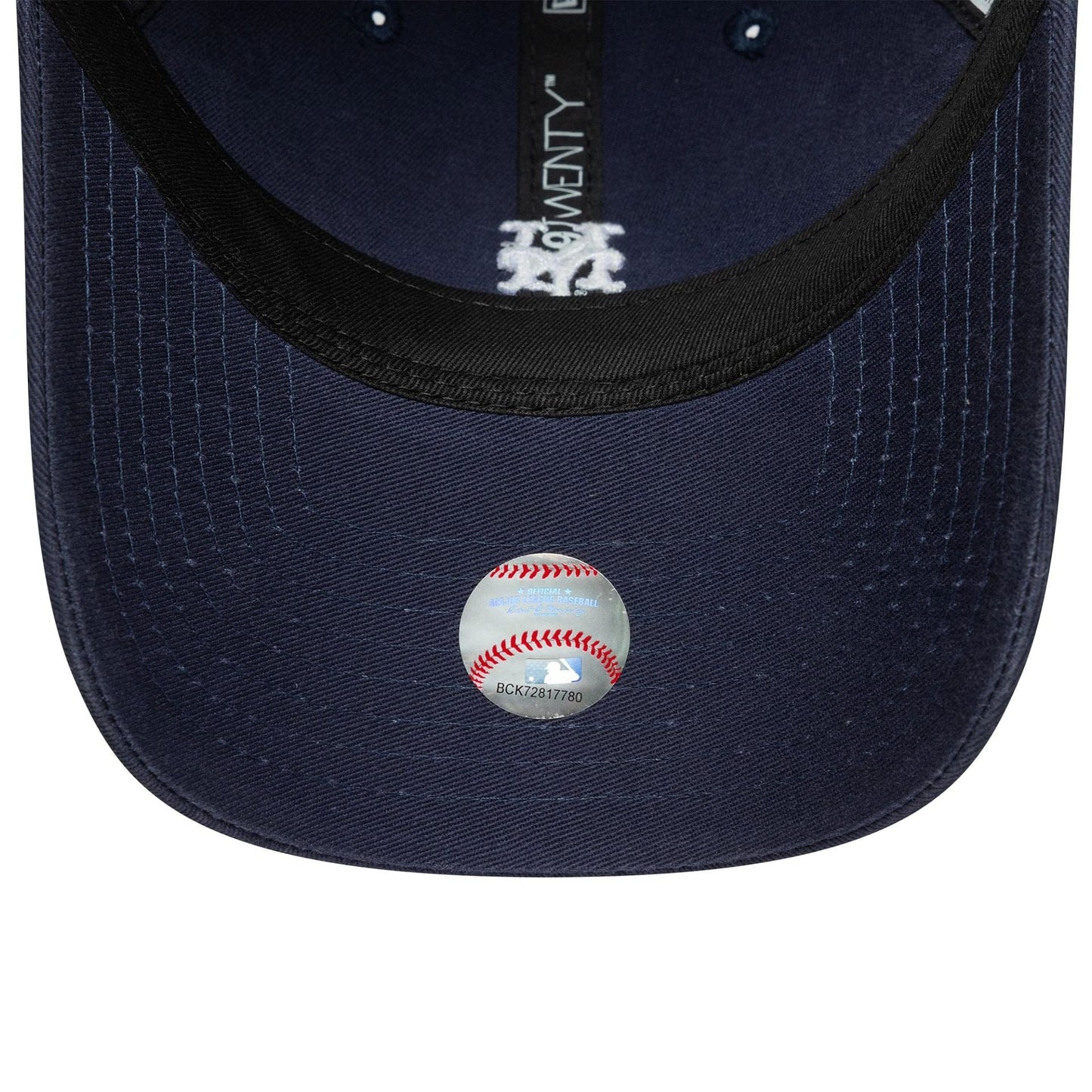 This is a New York Mets MLB Washed Mini Logo Navy 9TWENTY Adjustable Cap 5