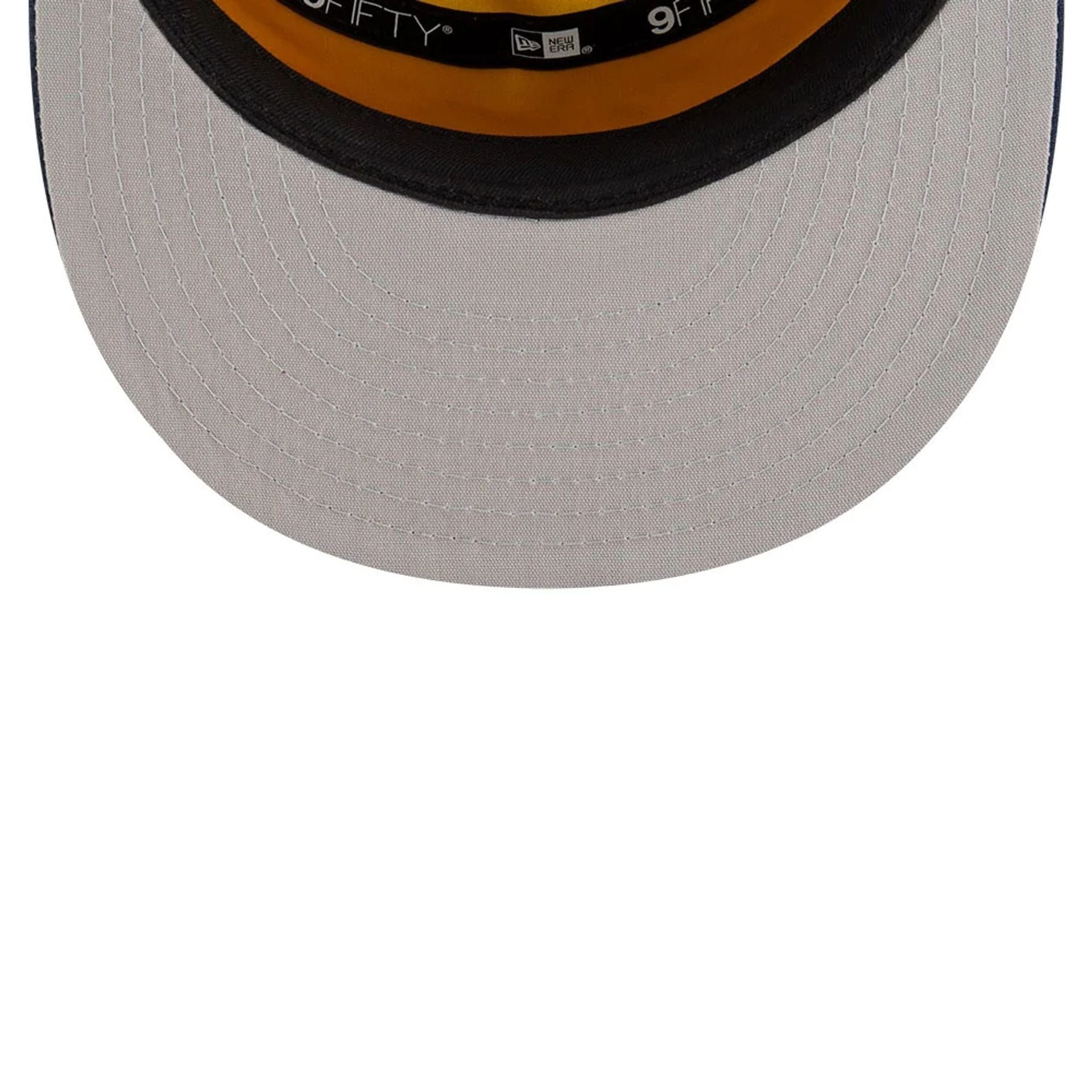 This is a Indiana Pacers NBA Tip Off 2025 Dark Blue 9FIFTY Split Panel Snapback Adjustable Cap 2