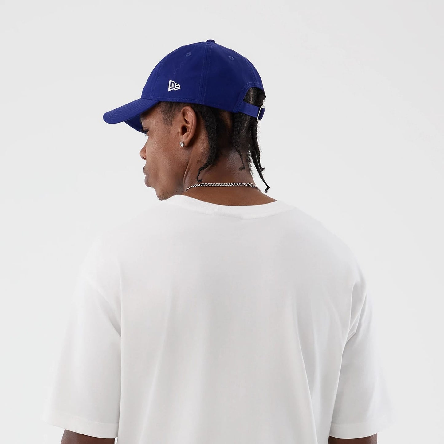 The Male model is wearing LA Dodgers MLB Sport Classic White T-Shirt 5