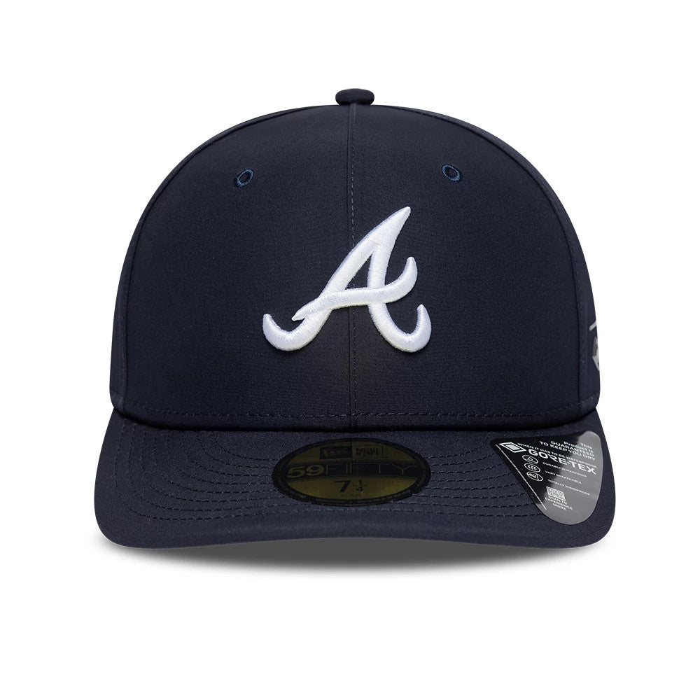 This is a Atlanta Braves MLB Gore-Tex Navy 59FIFTY Fitted Cap 3