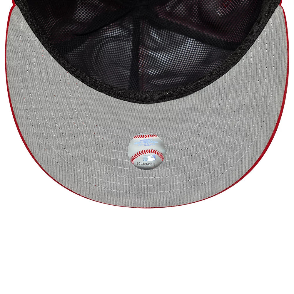 This is a LA Angels MLB Gore-Tex Red 59FIFTY Fitted Cap 2